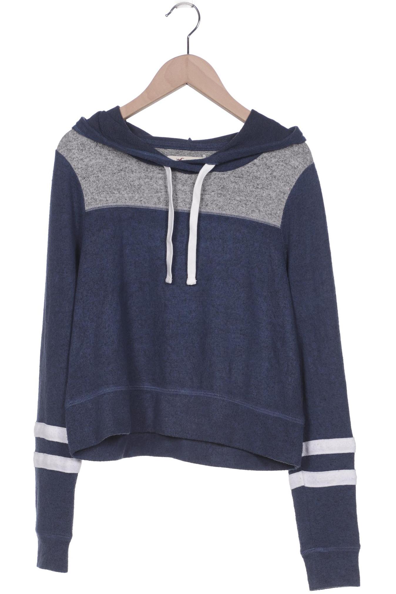 

Hollister Damen Kapuzenpullover, blau, Gr. 34
