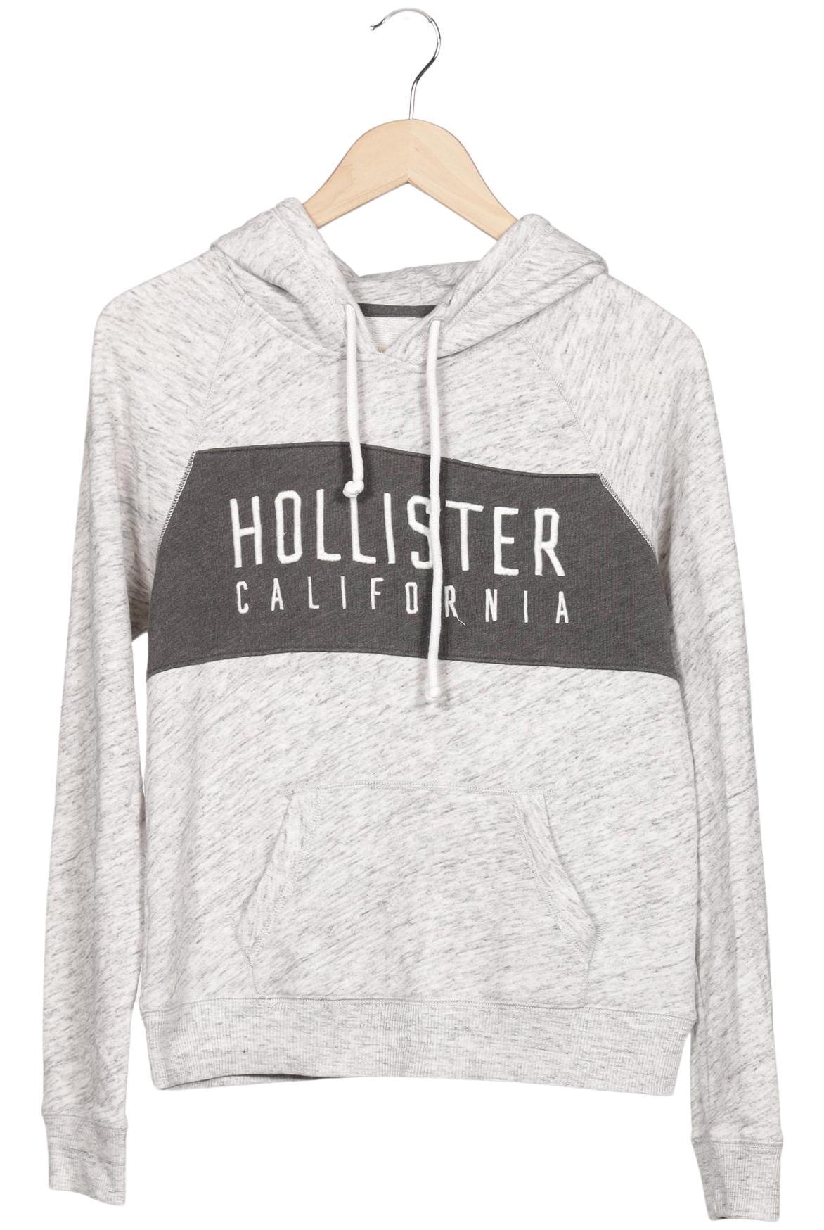

Hollister Damen Kapuzenpullover, grau, Gr. 38