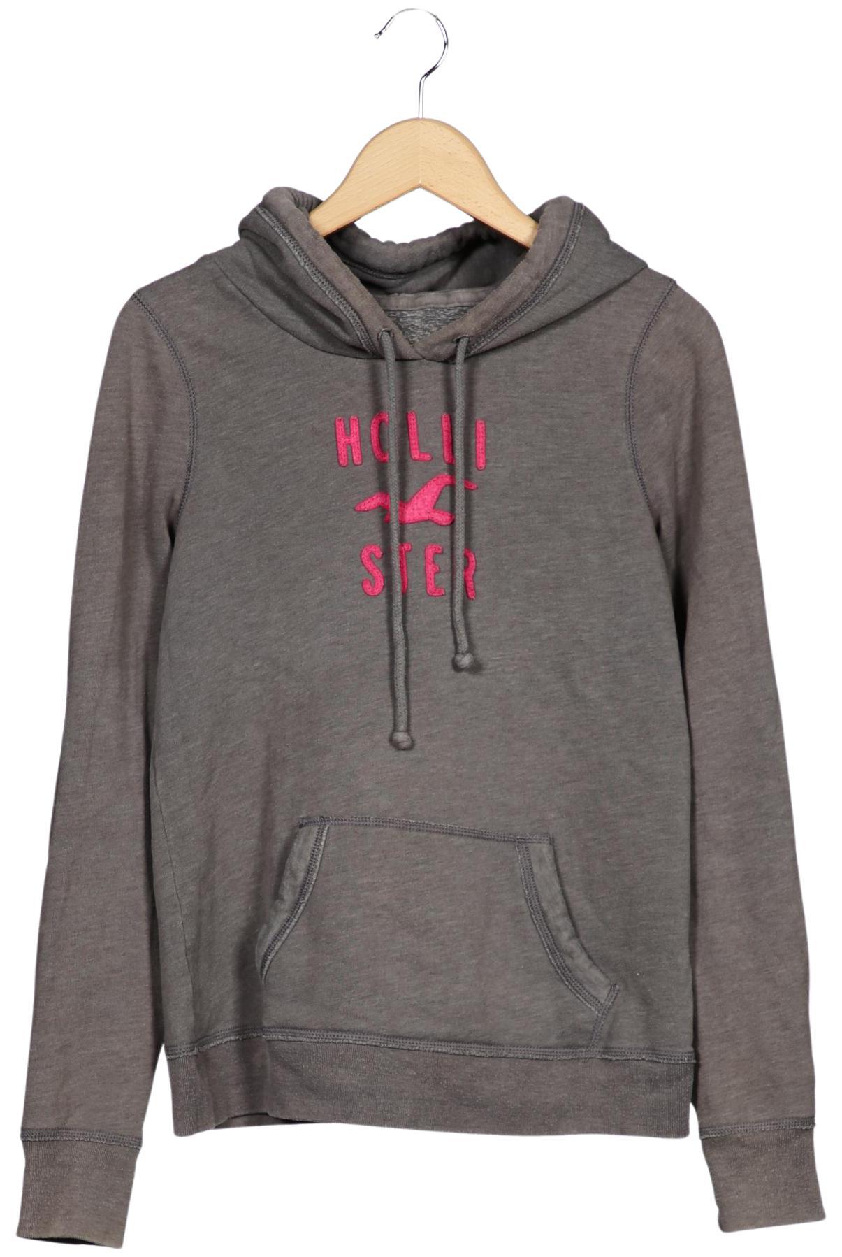 

Hollister Damen Kapuzenpullover, grau, Gr. 42