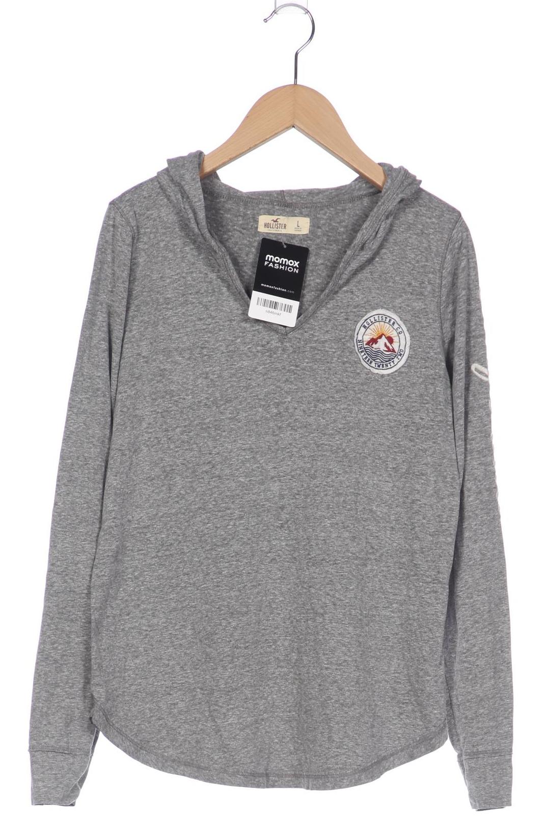 

Hollister Damen Kapuzenpullover, grau, Gr. 42