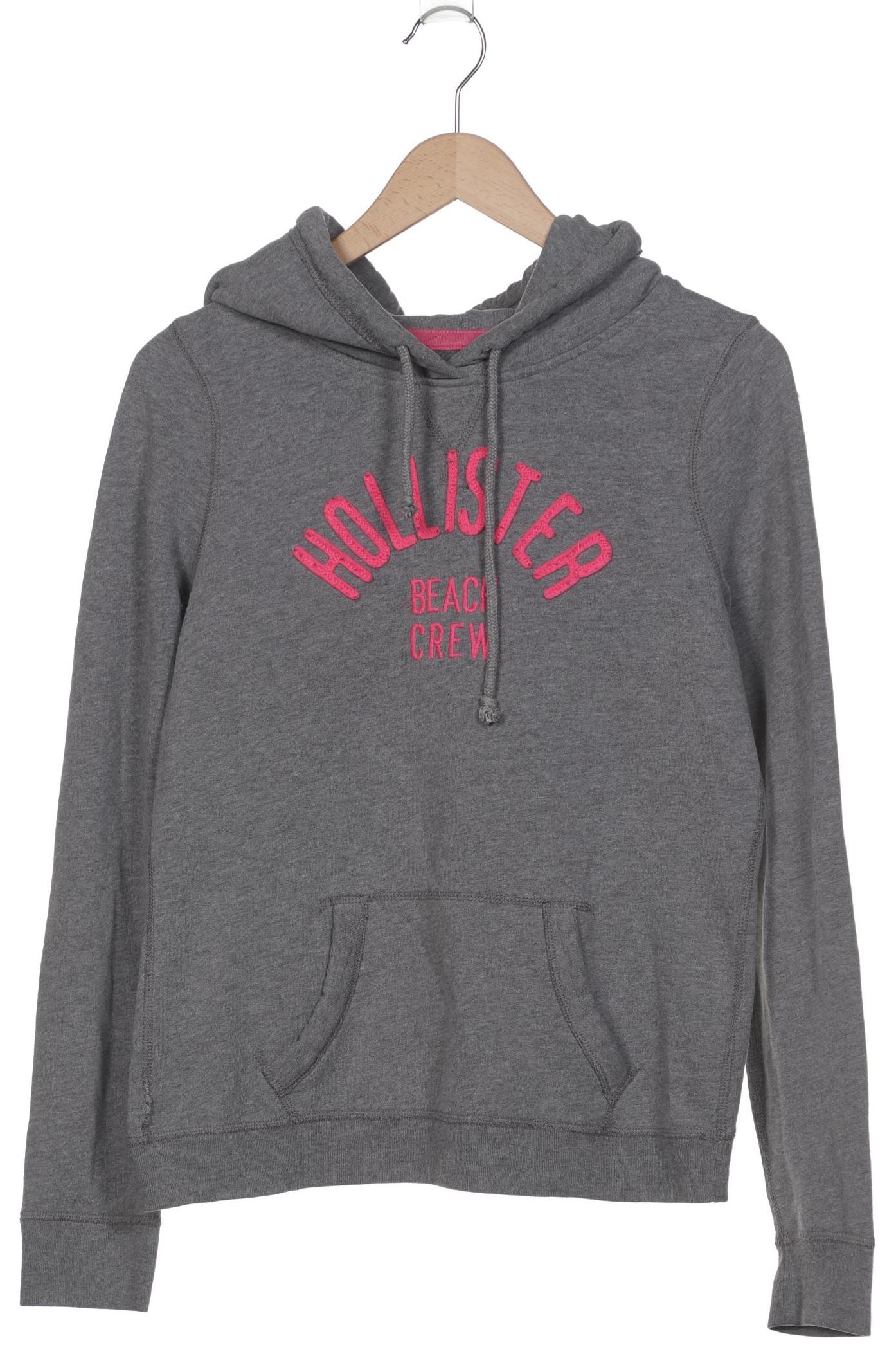 

Hollister Damen Kapuzenpullover, grau, Gr. 42