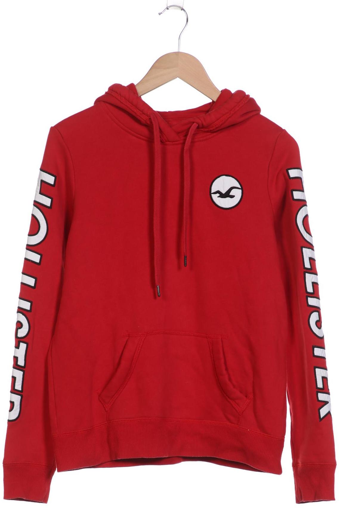 

Hollister Damen Kapuzenpullover, rot, Gr. 36