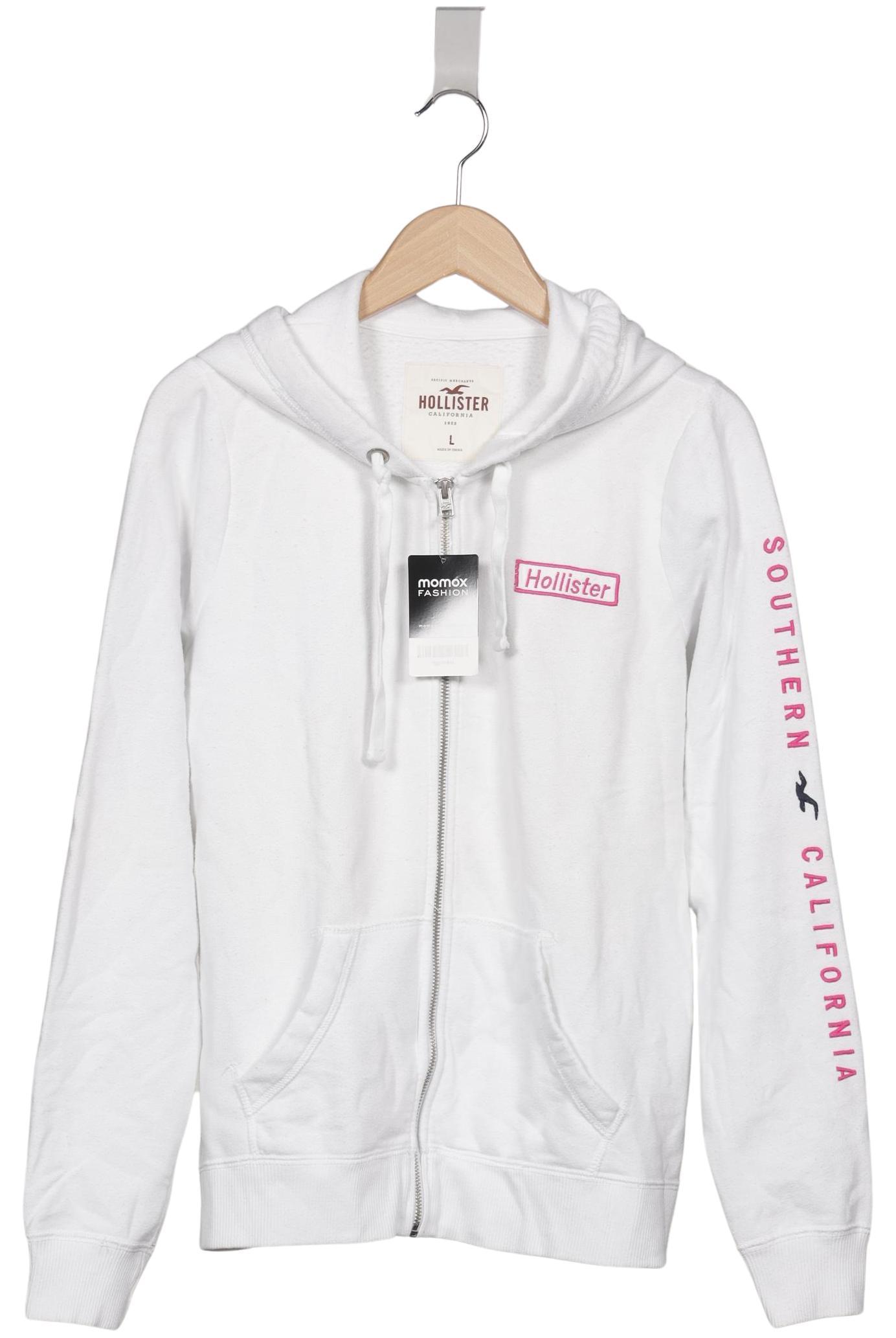 

Hollister Damen Kapuzenpullover, weiß, Gr. 42