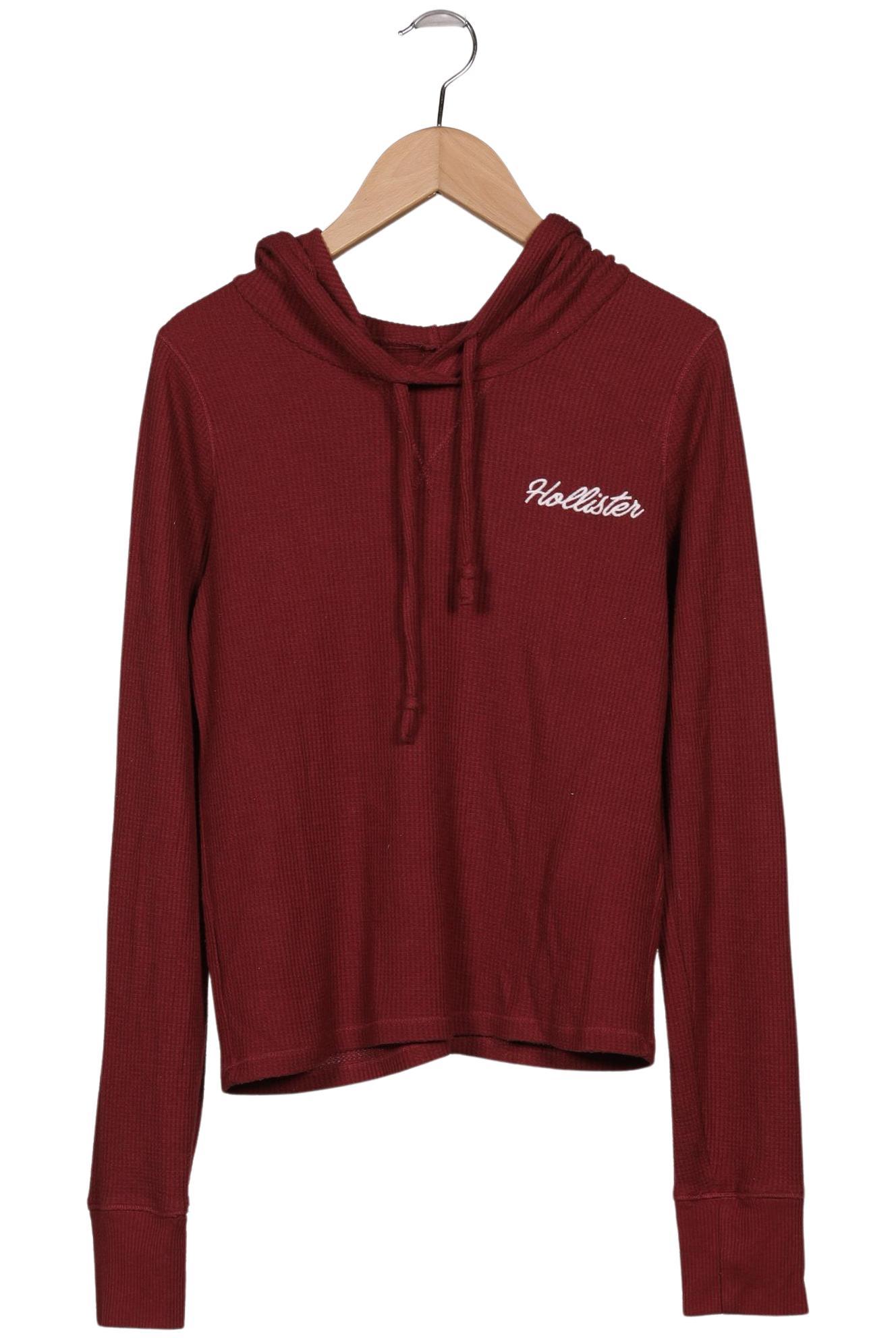 

Hollister Damen Kapuzenpullover, bordeaux, Gr. 34