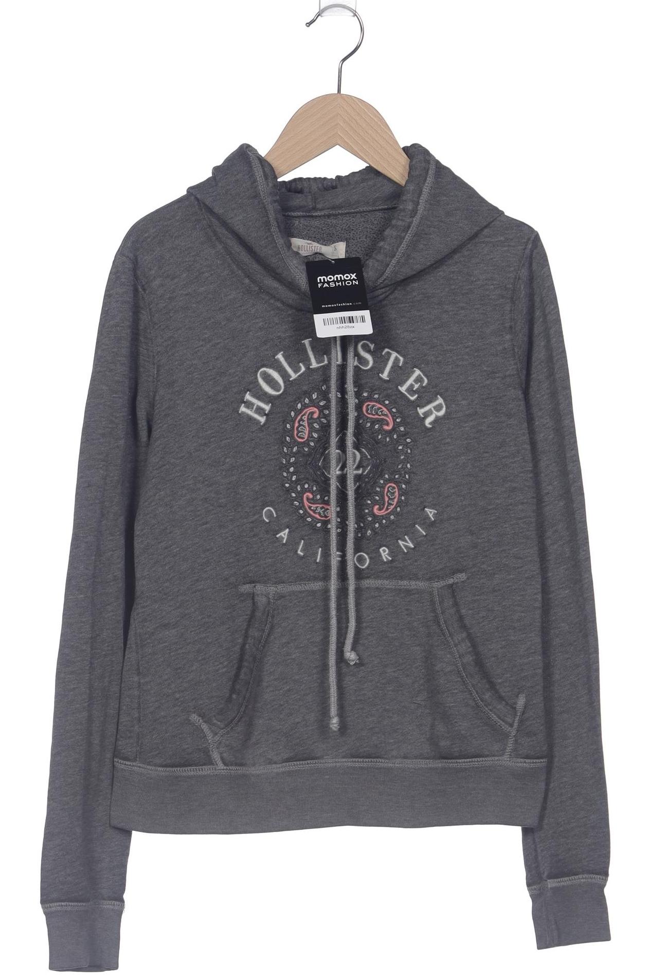 

Hollister Damen Kapuzenpullover, grau, Gr. 36