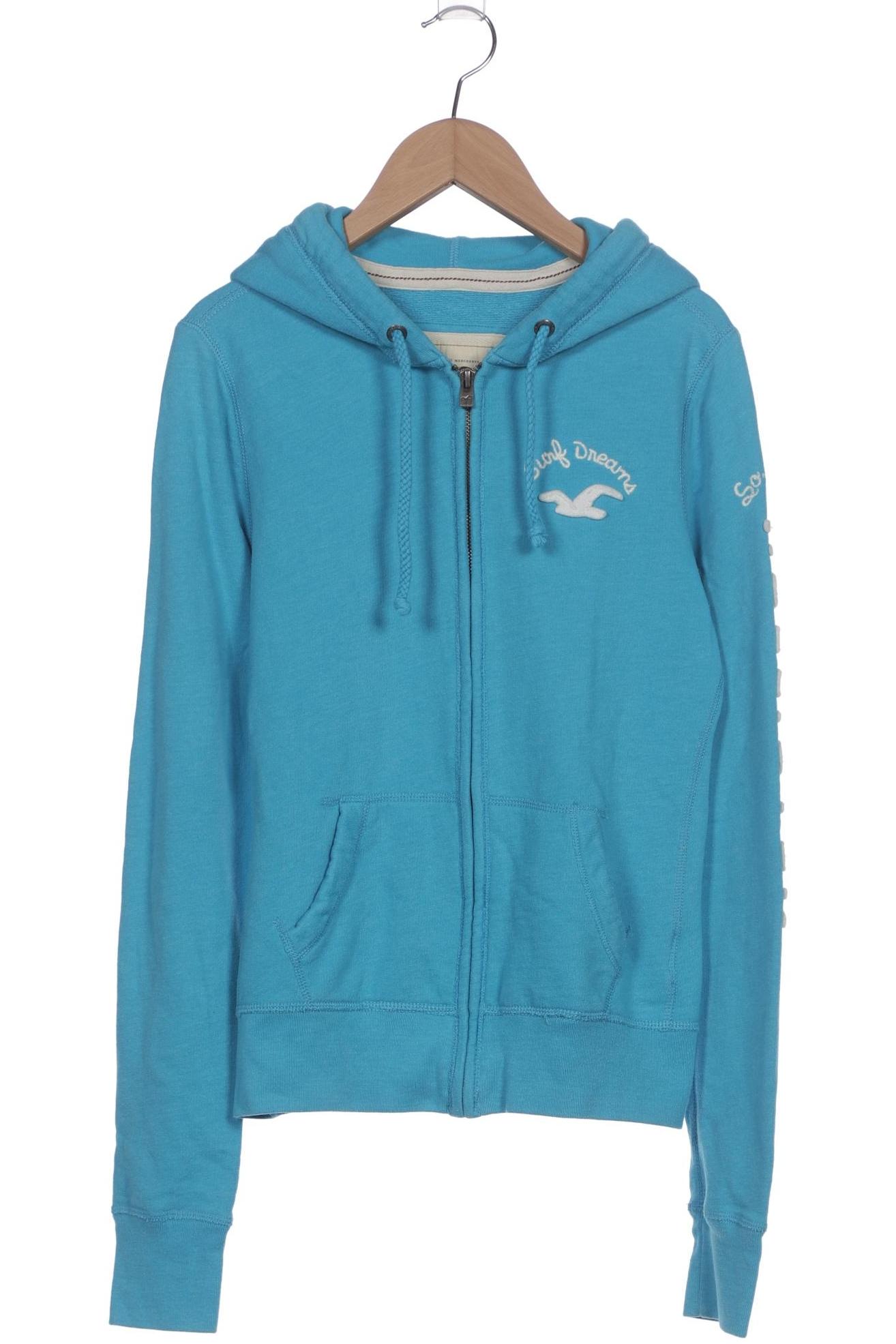 

Hollister Damen Kapuzenpullover, blau, Gr. 38