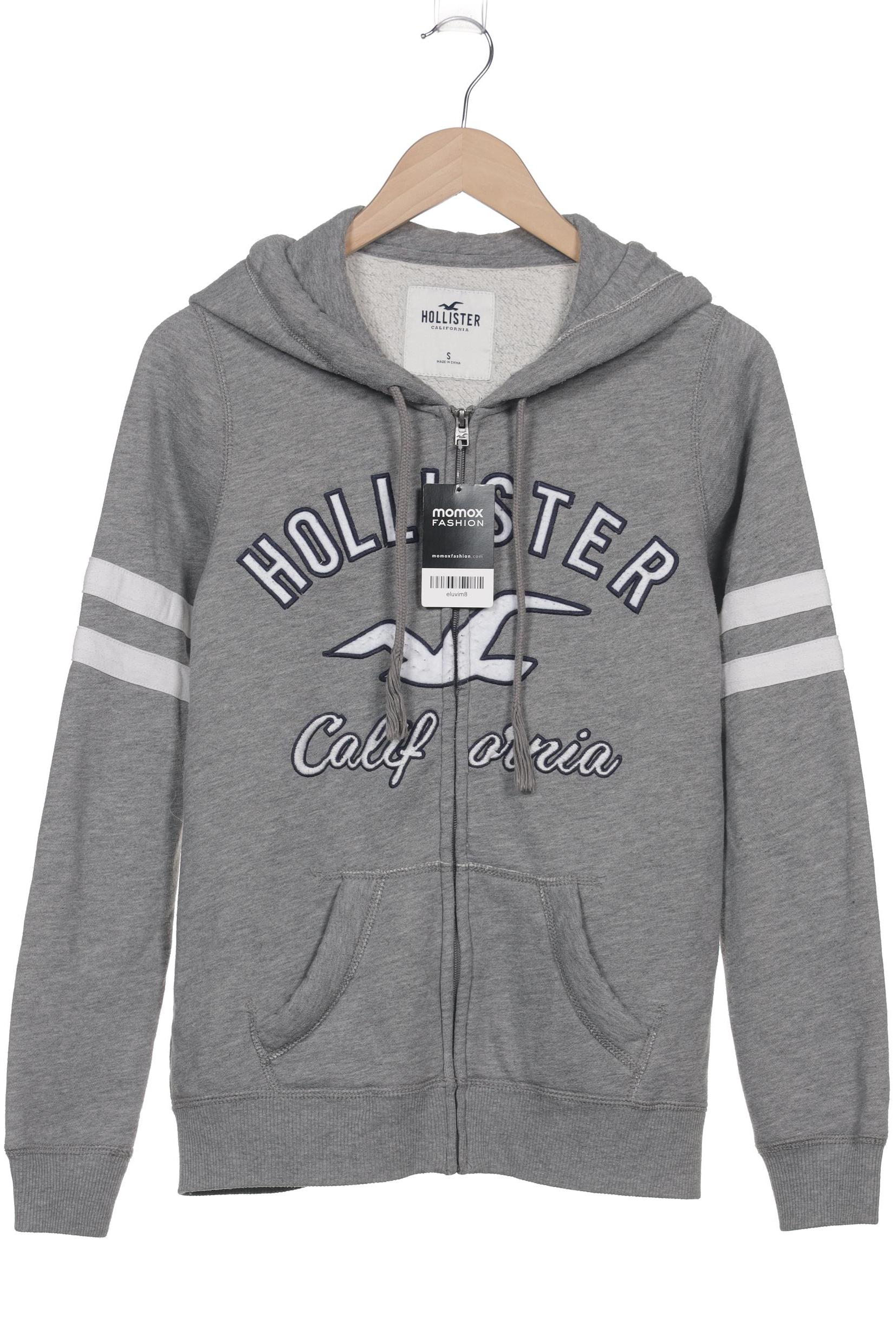 

Hollister Damen Kapuzenpullover, grau, Gr. 36