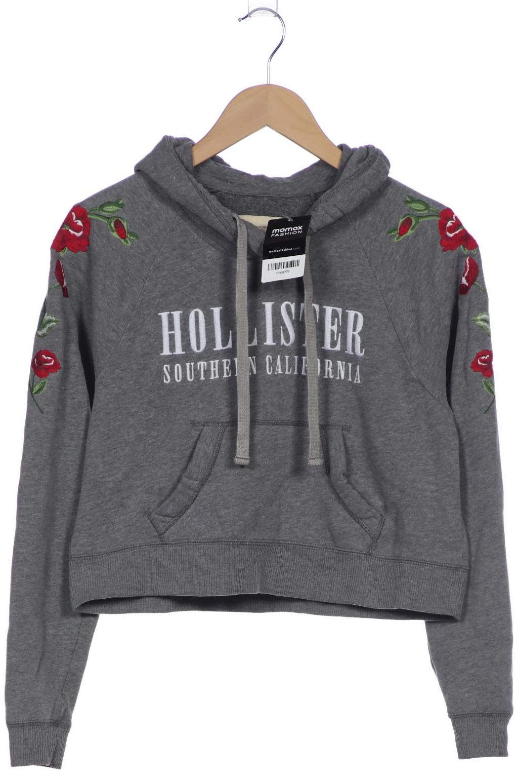 

Hollister Damen Kapuzenpullover, grau, Gr. 34