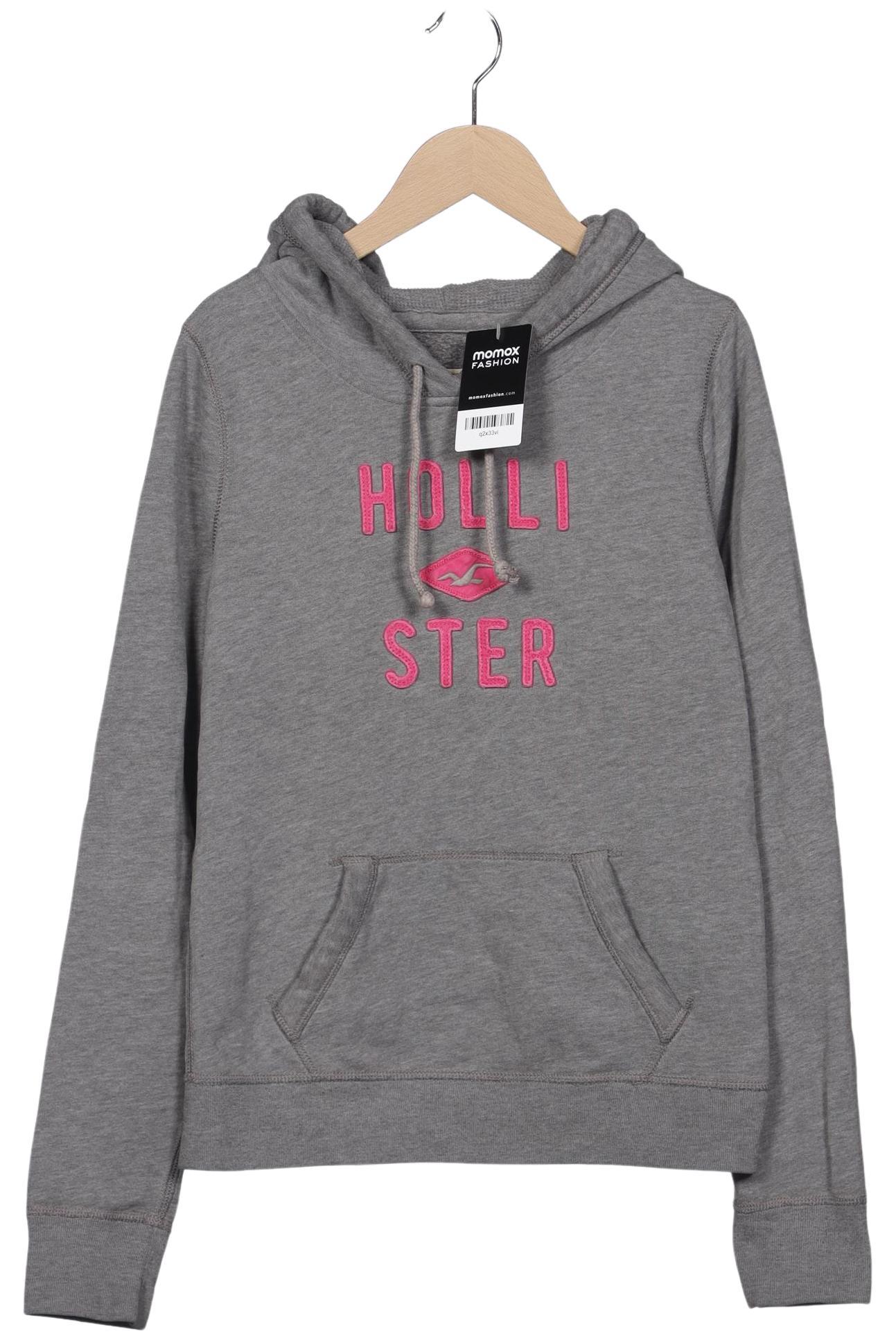 

Hollister Damen Kapuzenpullover, grau, Gr. 38