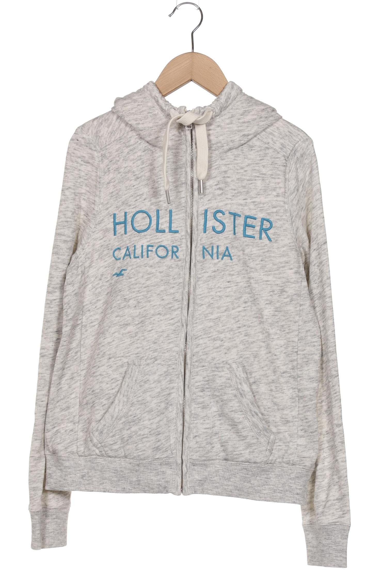 

Hollister Damen Kapuzenpullover, grau, Gr. 36