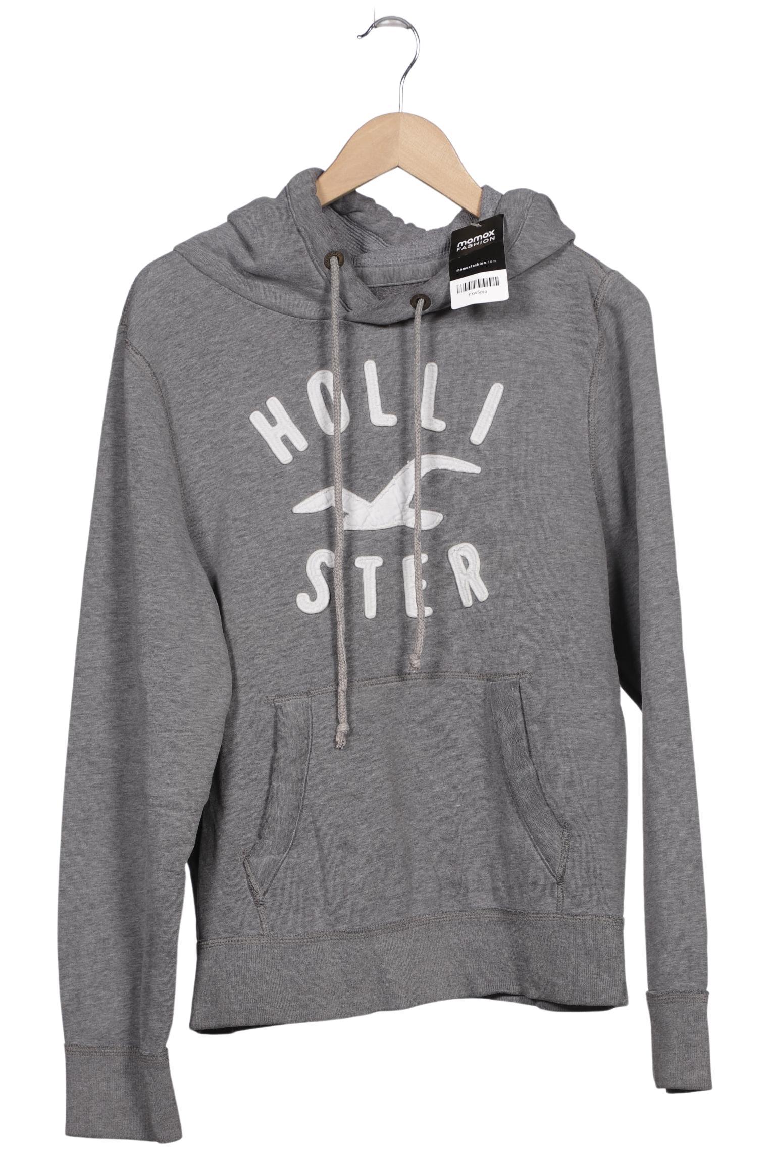 

Hollister Damen Kapuzenpullover, grau, Gr. 44