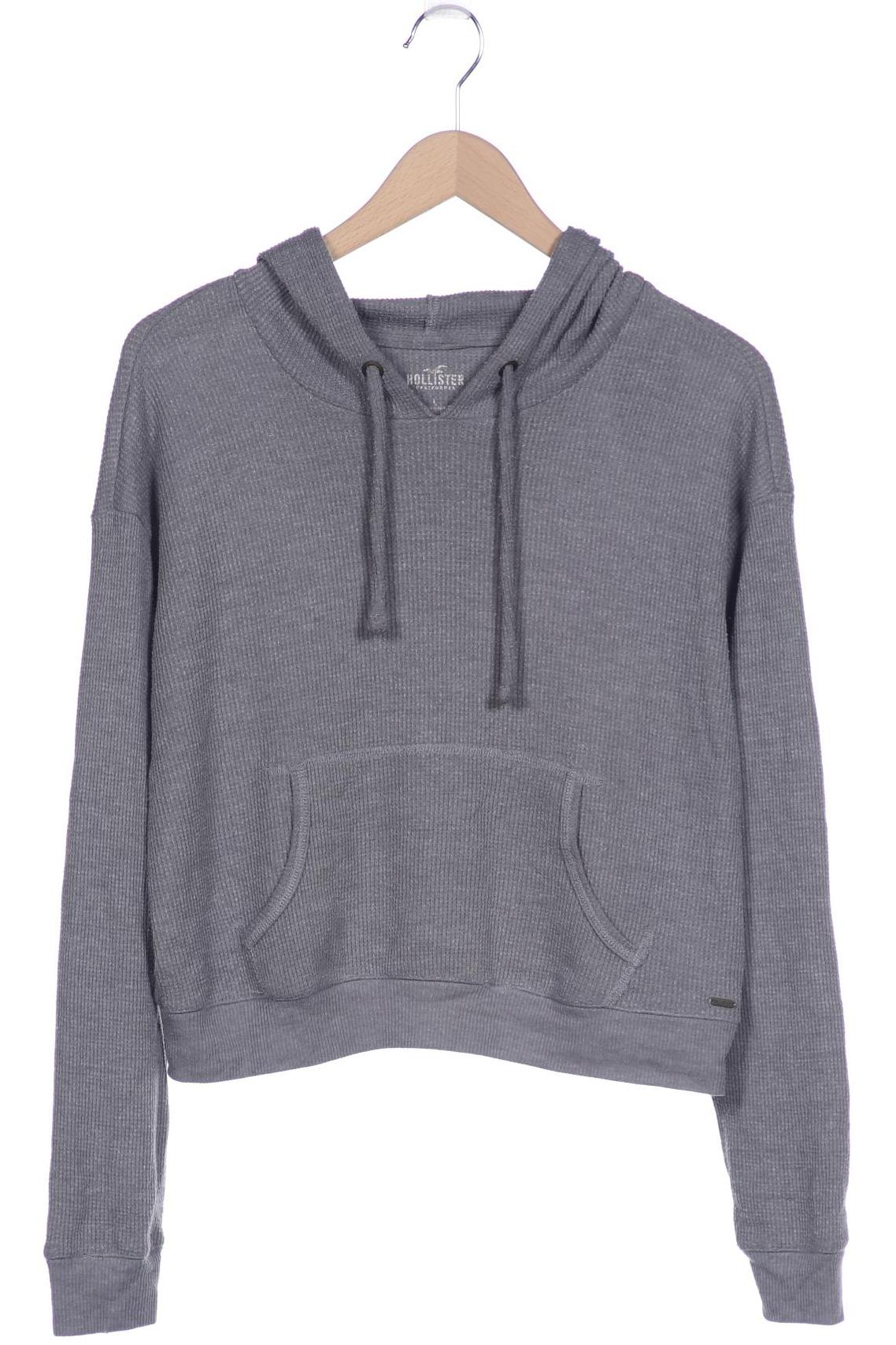 

Hollister Damen Kapuzenpullover, grau, Gr. 42