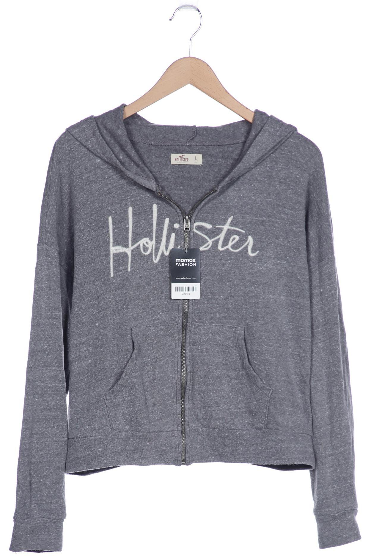 

Hollister Damen Kapuzenpullover, grau, Gr. 42