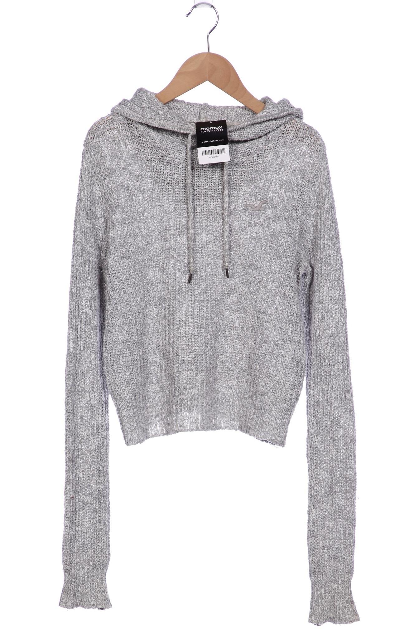 

Hollister Damen Kapuzenpullover, grau, Gr. 36
