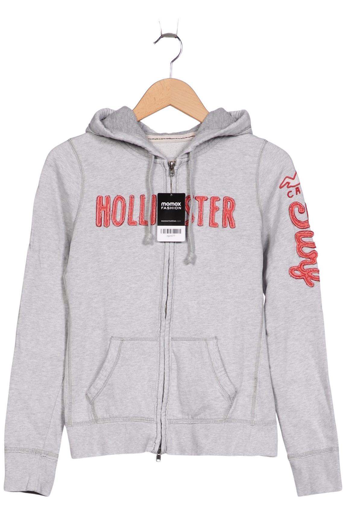 

Hollister Damen Kapuzenpullover, grau, Gr. 42