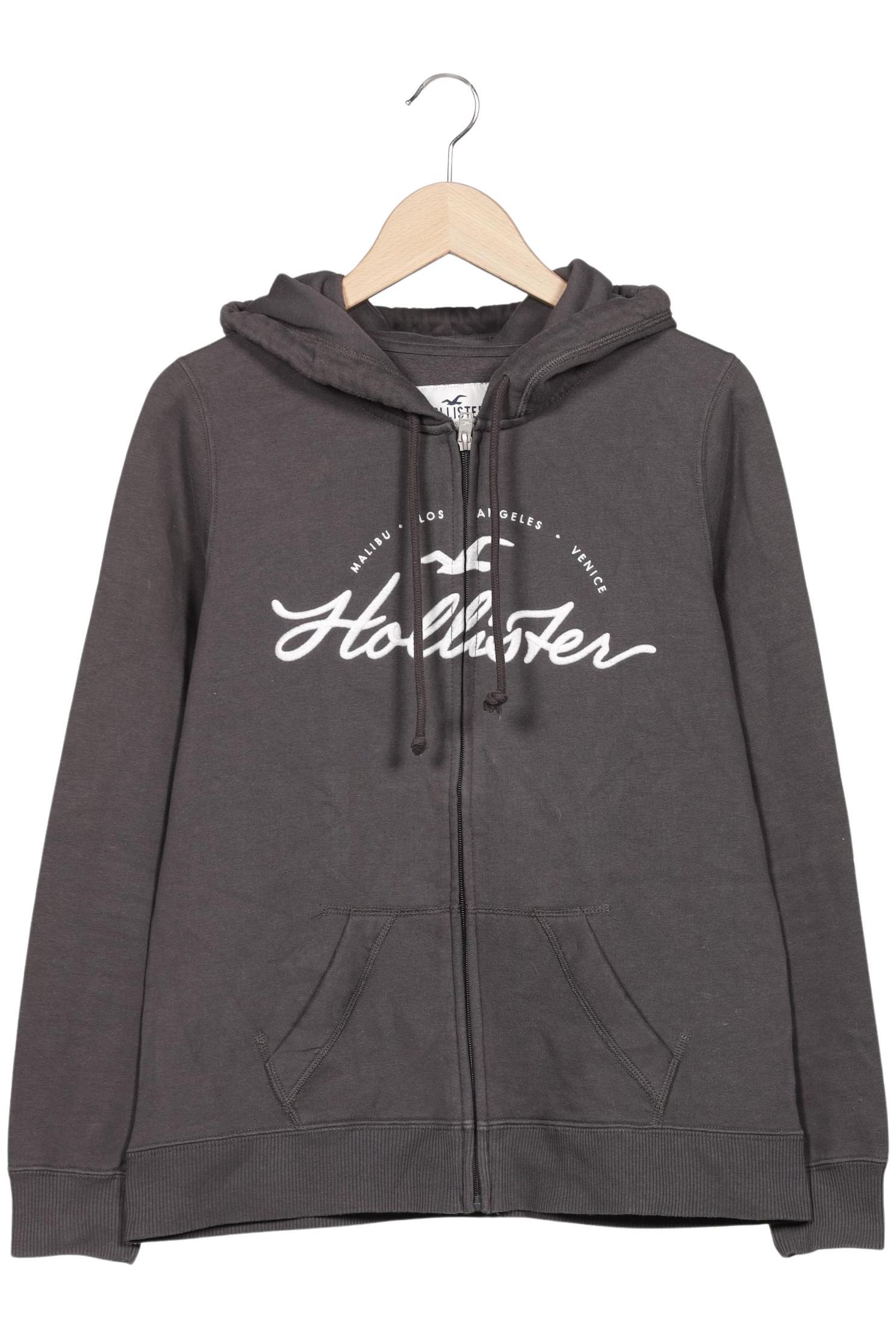 

Hollister Damen Kapuzenpullover, grau, Gr. 38