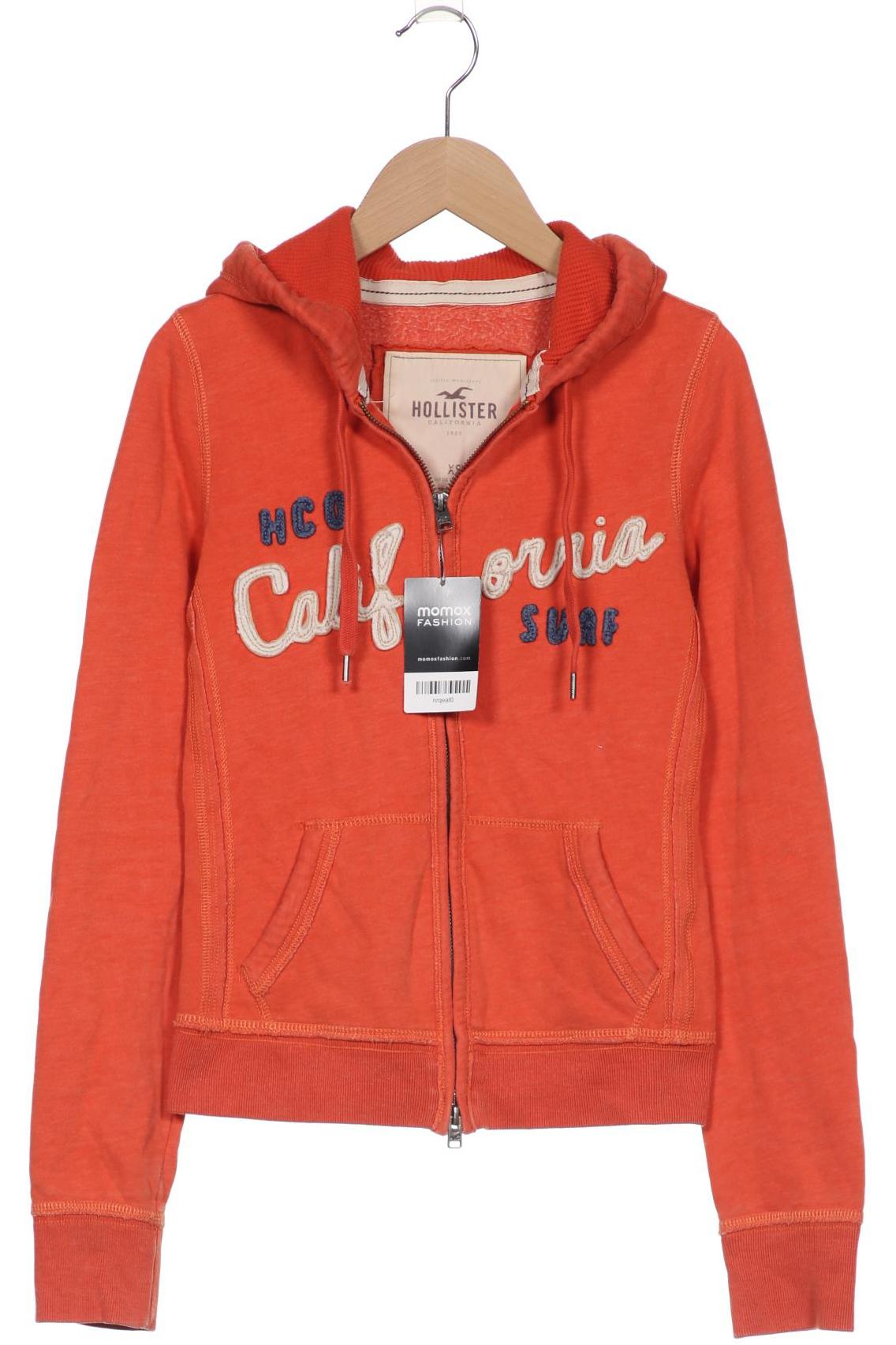 

Hollister Damen Kapuzenpullover, orange, Gr. 34