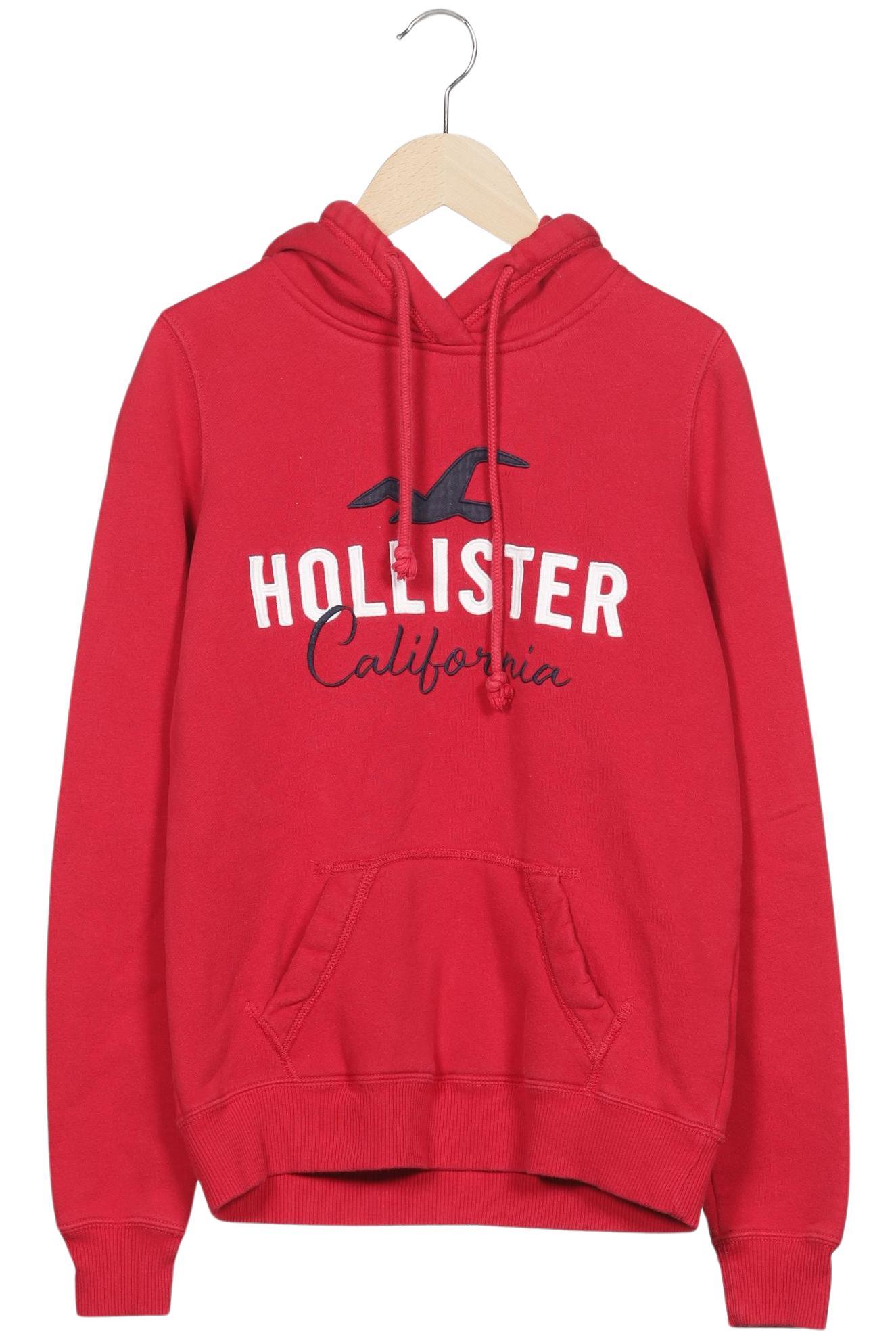 

Hollister Damen Kapuzenpullover, rot, Gr. 34
