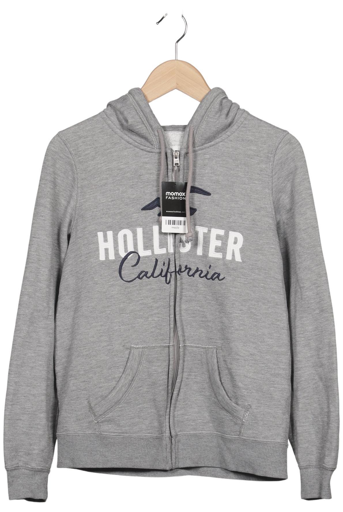 

Hollister Damen Kapuzenpullover, grau, Gr. 36