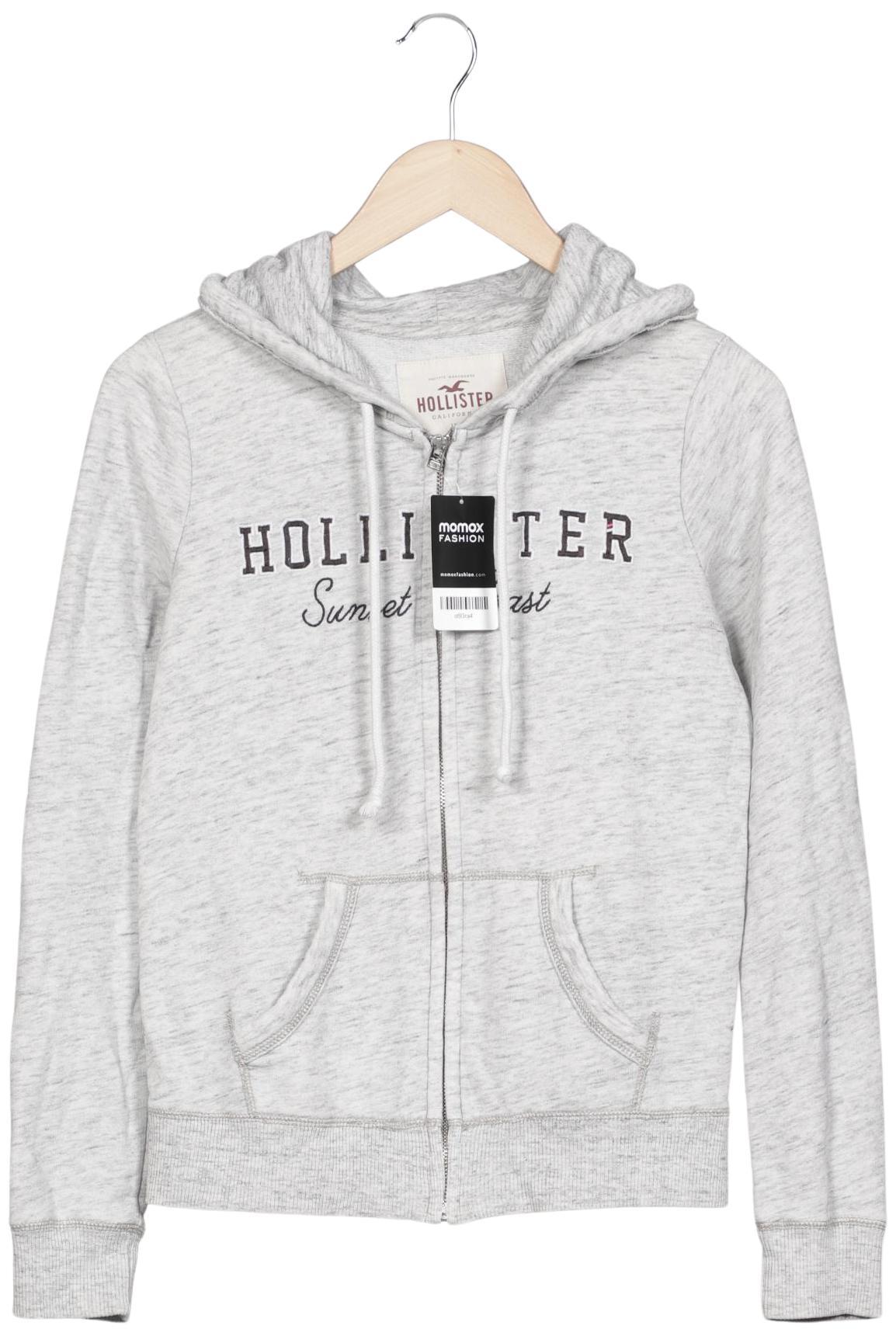 

Hollister Damen Kapuzenpullover, grau, Gr. 36