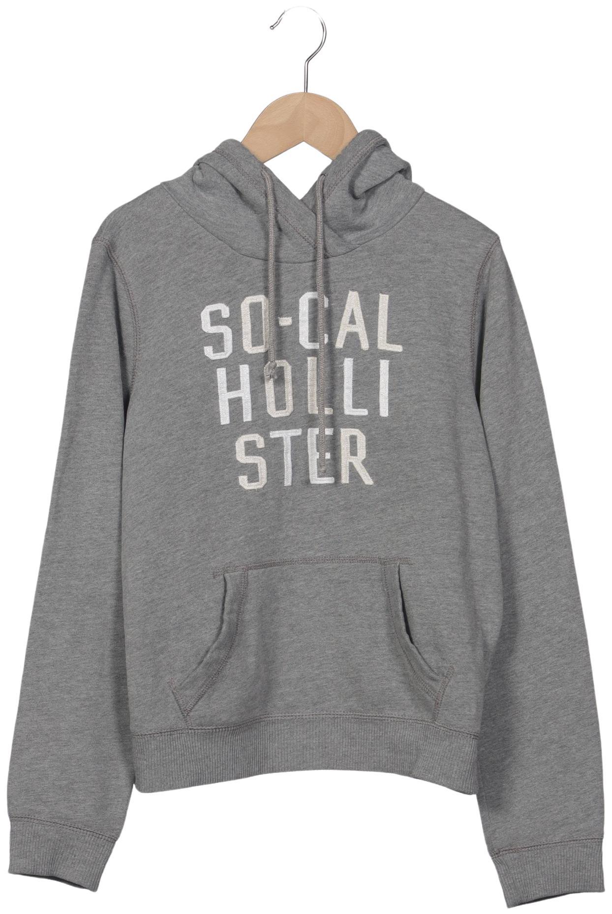 

Hollister Damen Kapuzenpullover, grau, Gr. 36