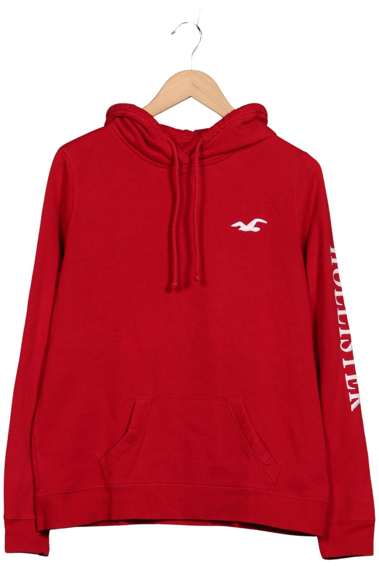 

Hollister Damen Kapuzenpullover, rot, Gr. 42