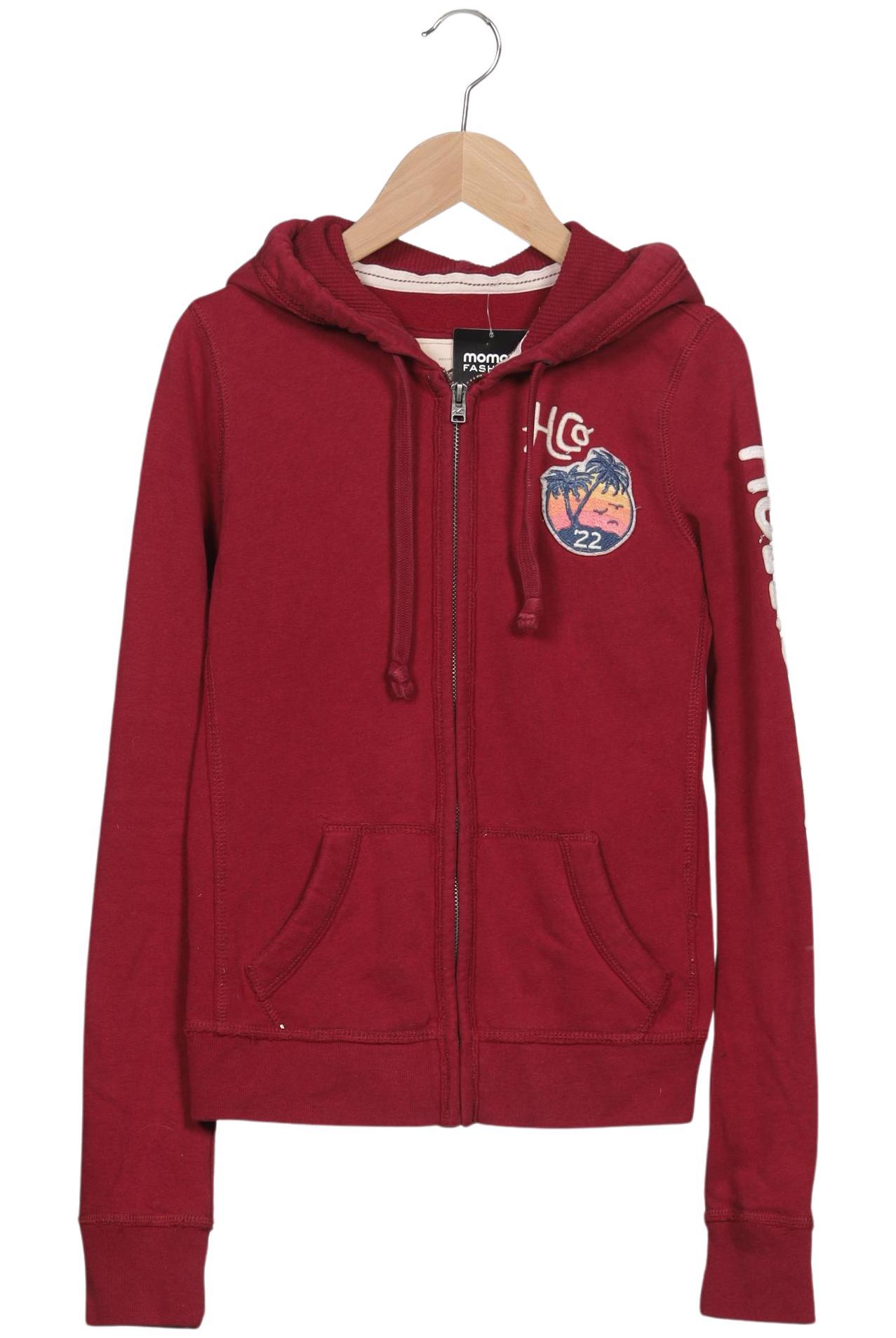 

Hollister Damen Kapuzenpullover, rot, Gr. 36