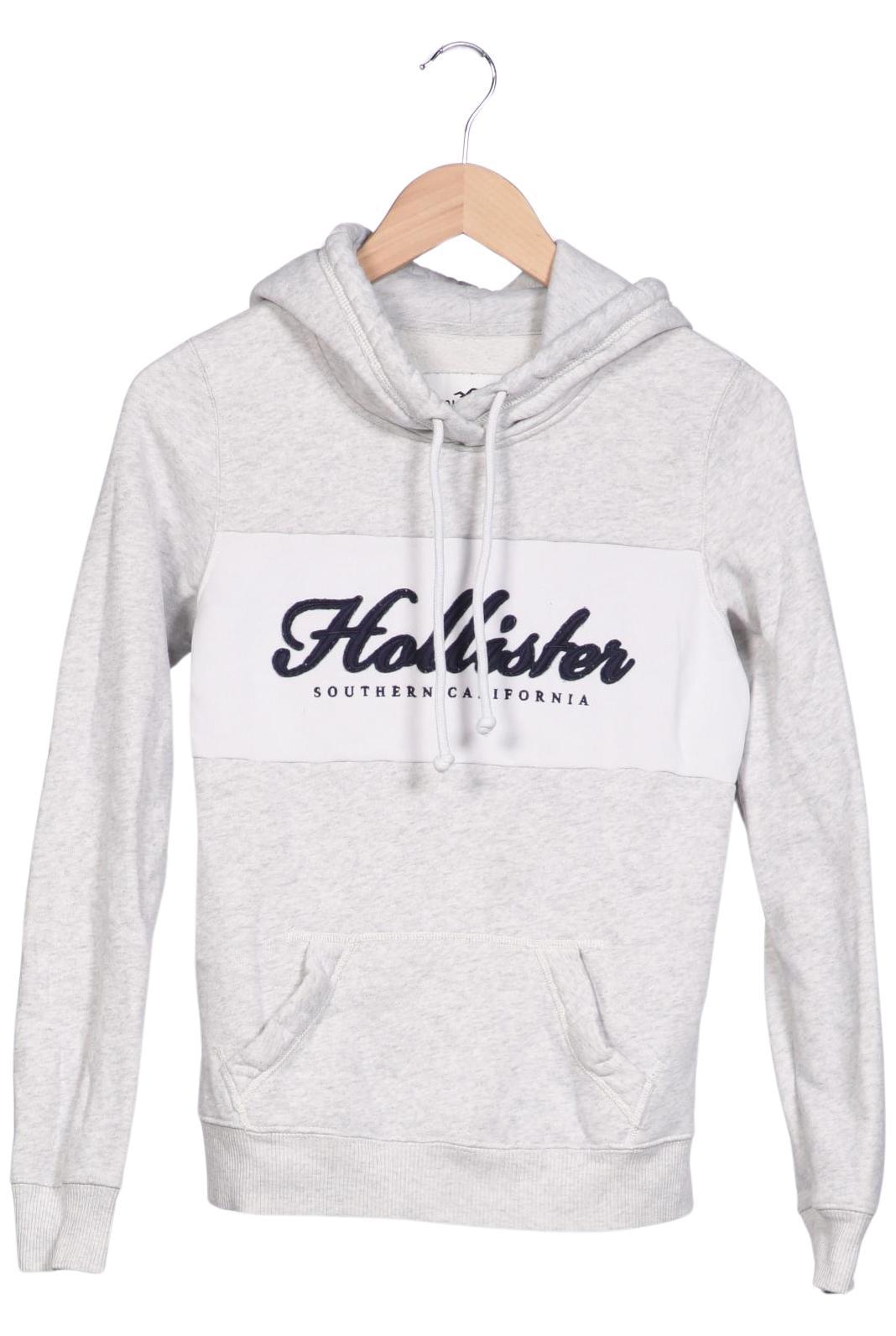 

Hollister Damen Kapuzenpullover, grau, Gr. 34