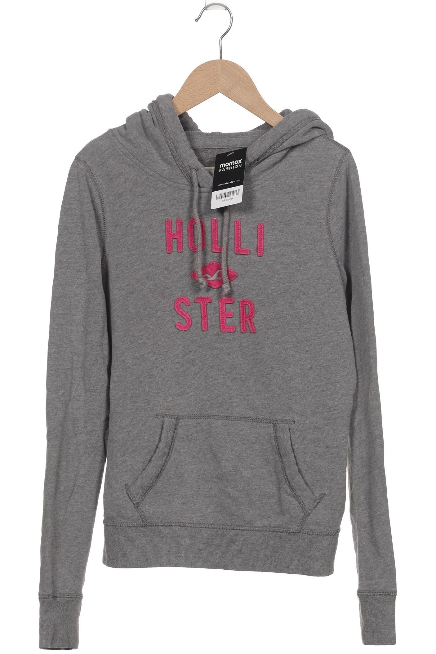 

Hollister Damen Kapuzenpullover, grau, Gr. 38