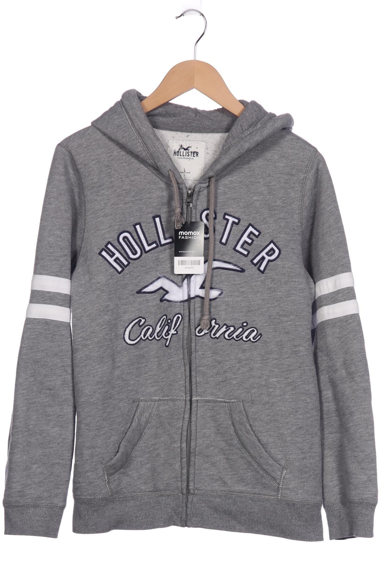 

Hollister Damen Kapuzenpullover, grau, Gr. 42