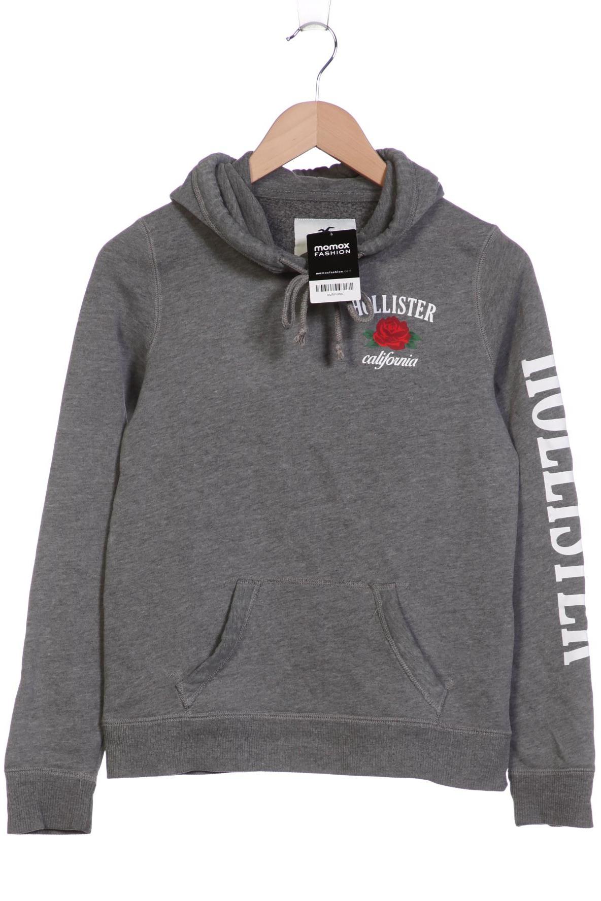 

Hollister Damen Kapuzenpullover, grau, Gr. 34