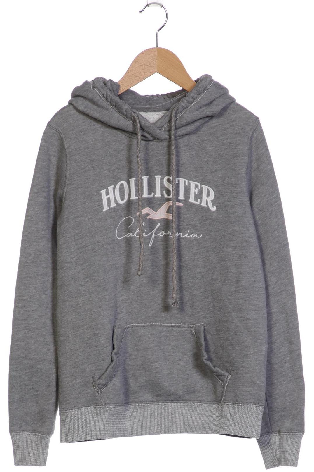 

Hollister Damen Kapuzenpullover, grau, Gr. 36