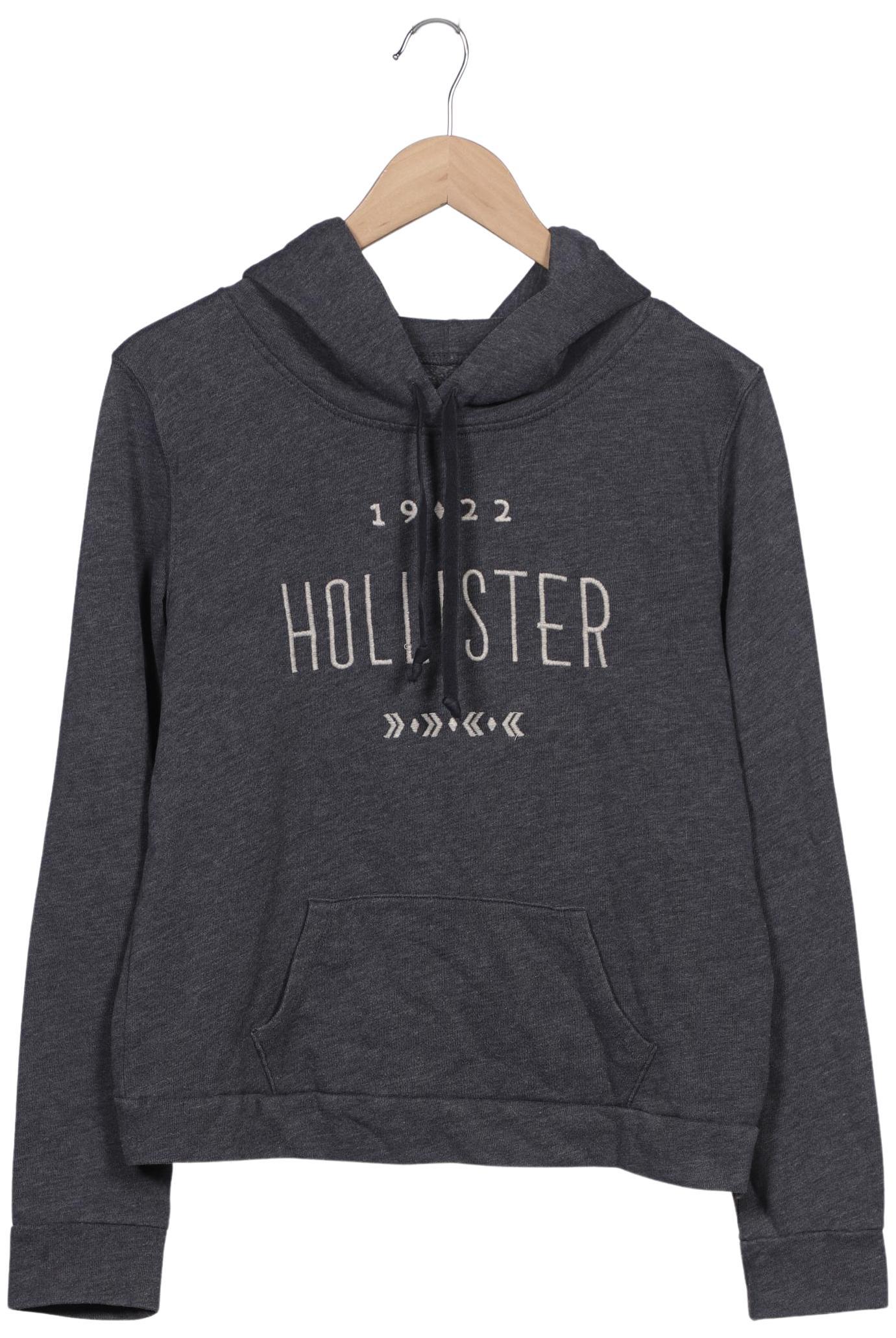 

Hollister Damen Kapuzenpullover, grau, Gr. 38