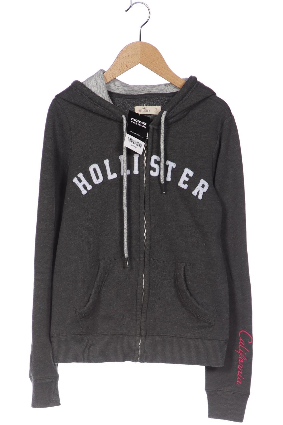 

Hollister Damen Kapuzenpullover, grau, Gr. 36