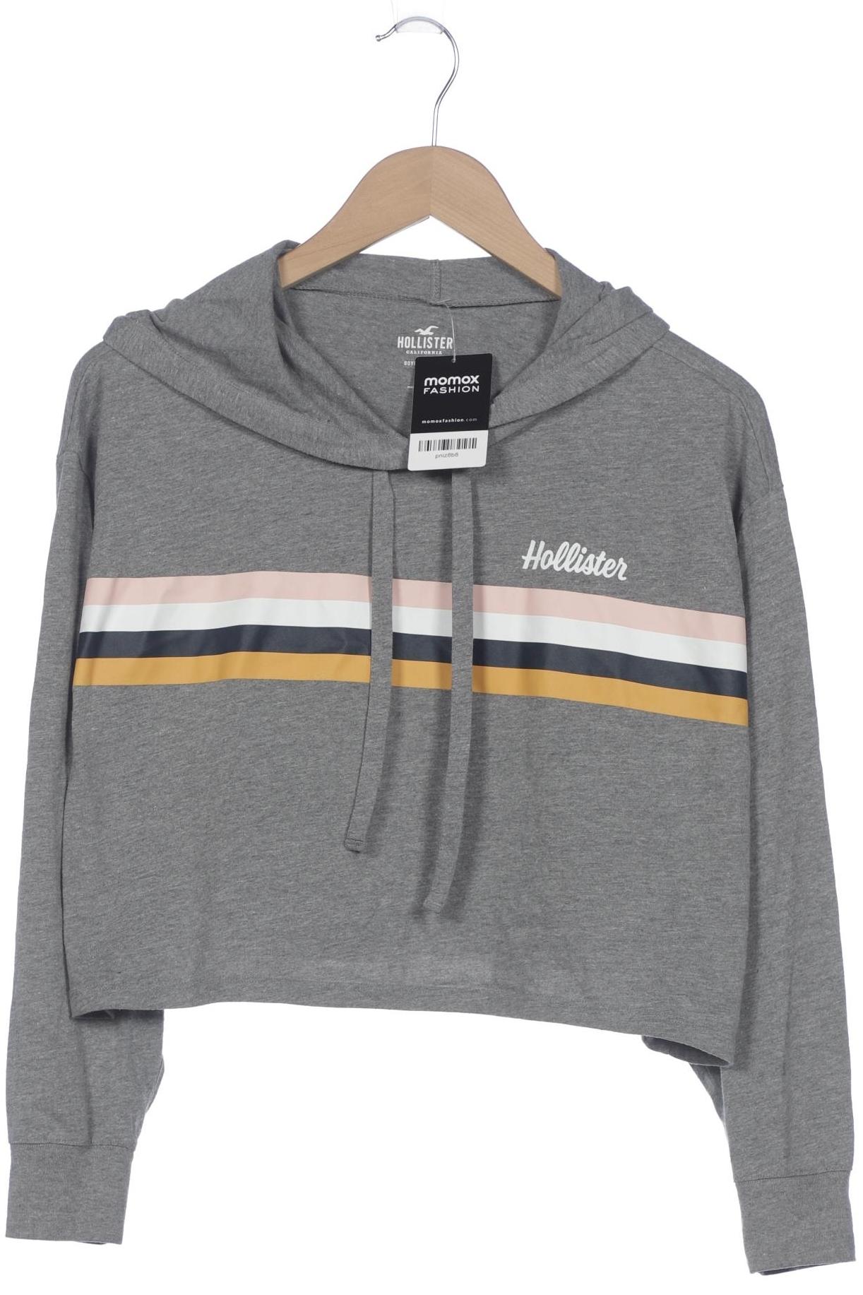 

Hollister Damen Kapuzenpullover, grau, Gr. 36