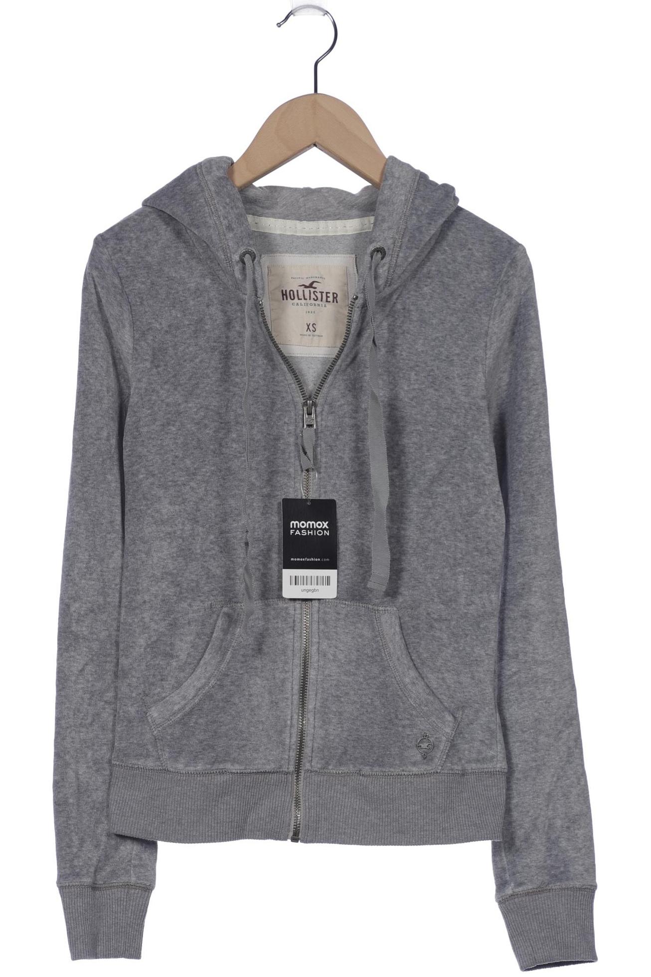 

Hollister Damen Kapuzenpullover, grau, Gr. 34