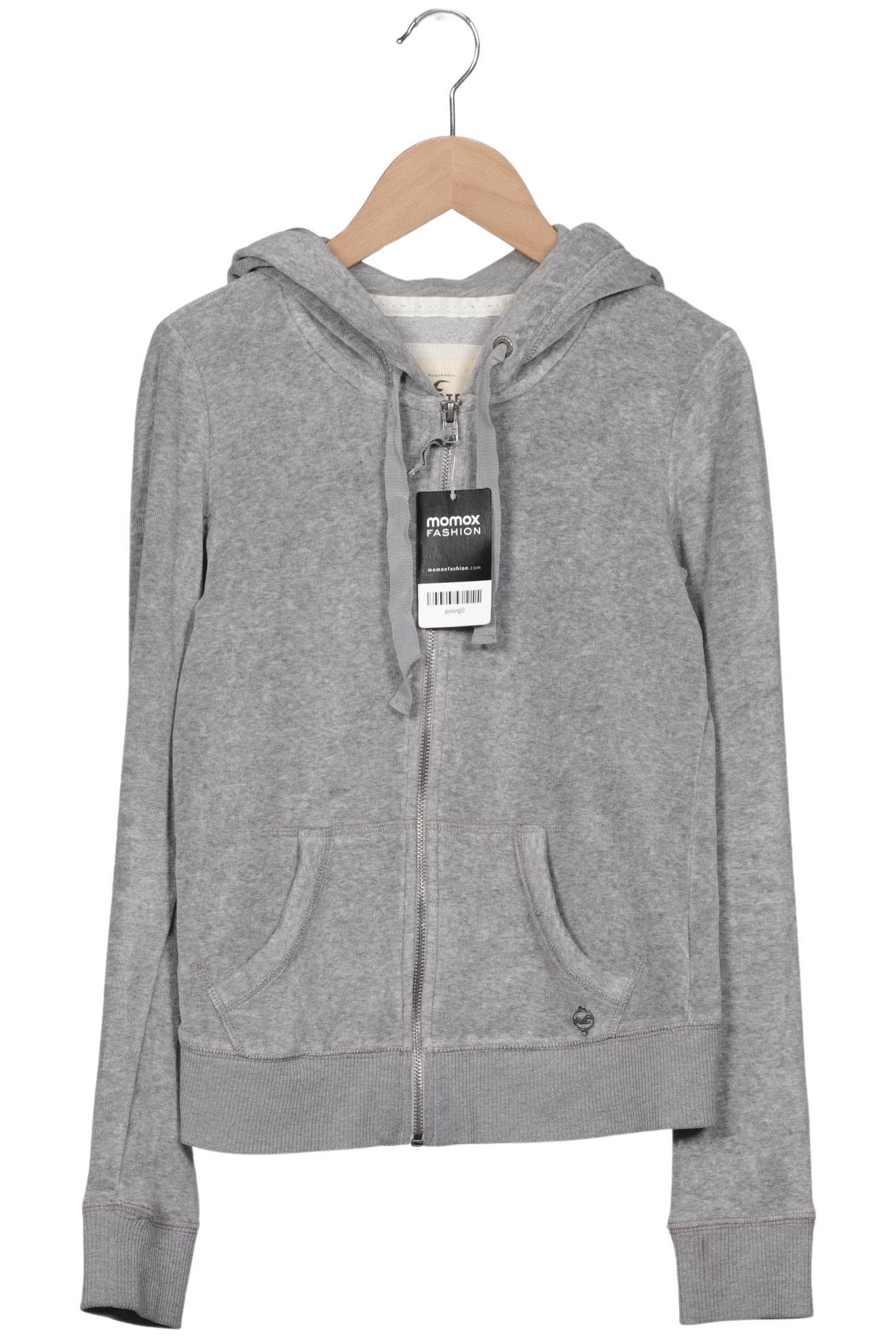 

Hollister Damen Kapuzenpullover, grau, Gr. 34