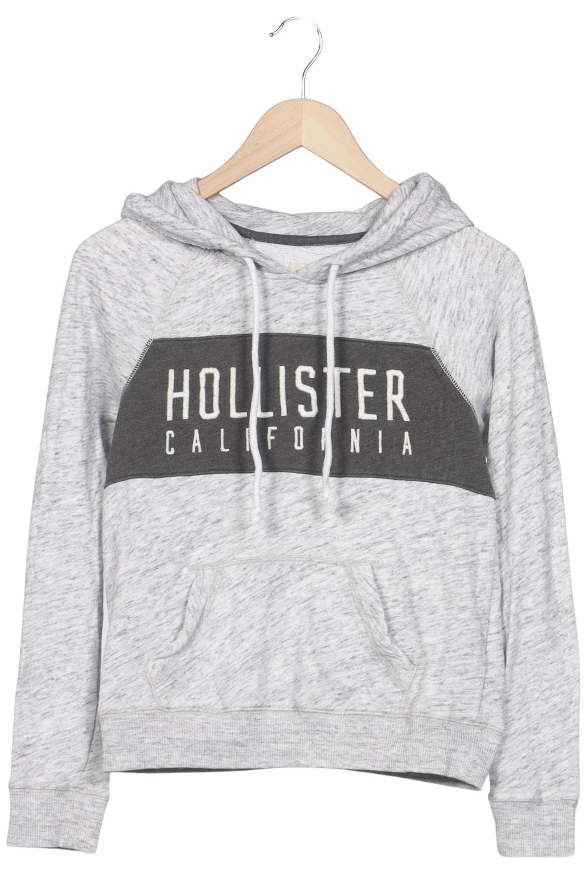 

Hollister Damen Kapuzenpullover, grau, Gr. 36