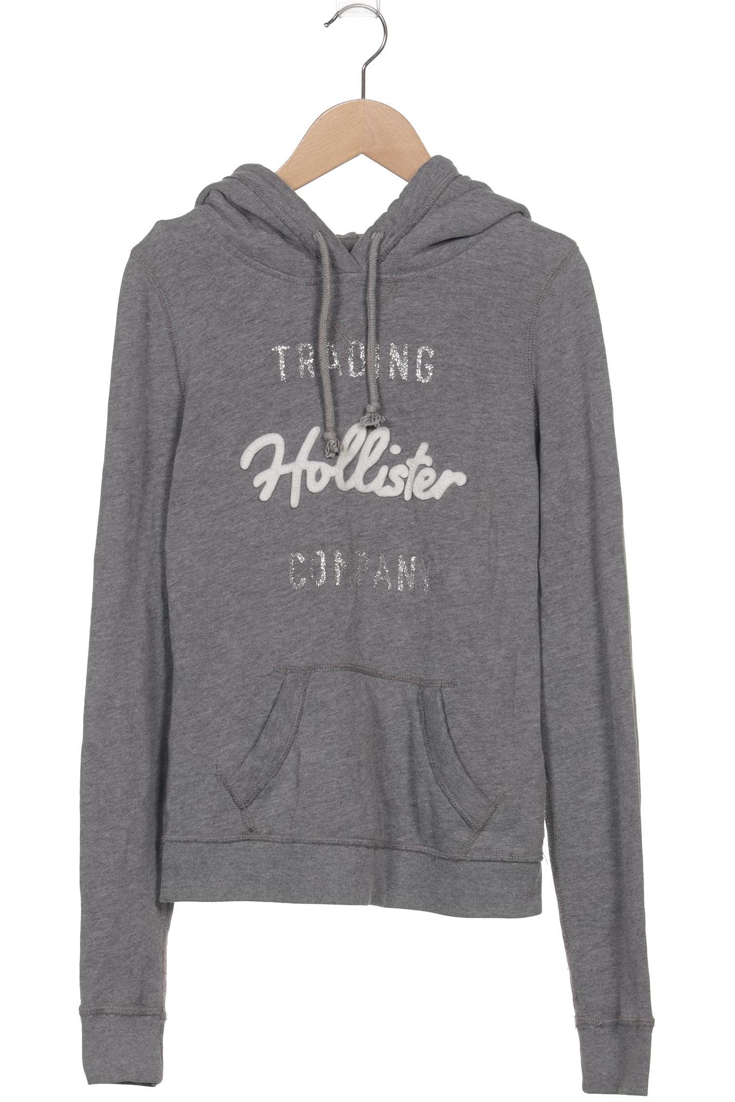 

Hollister Damen Kapuzenpullover, grau, Gr. 34