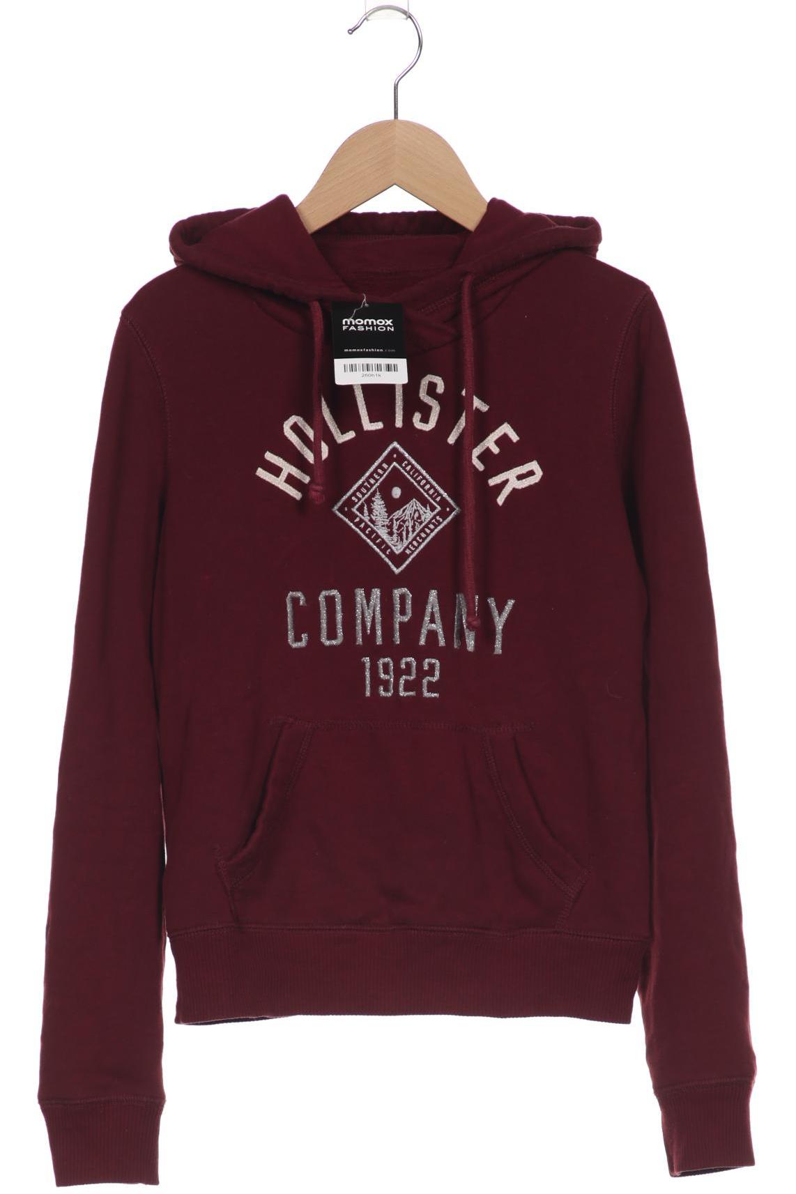 

Hollister Damen Kapuzenpullover, bordeaux, Gr. 34