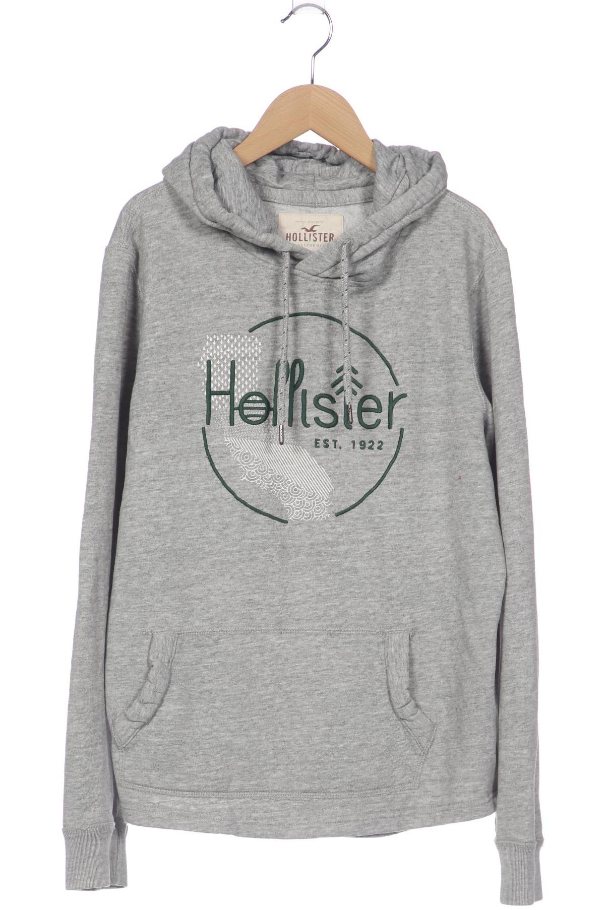 

Hollister Damen Kapuzenpullover, grau, Gr. 36