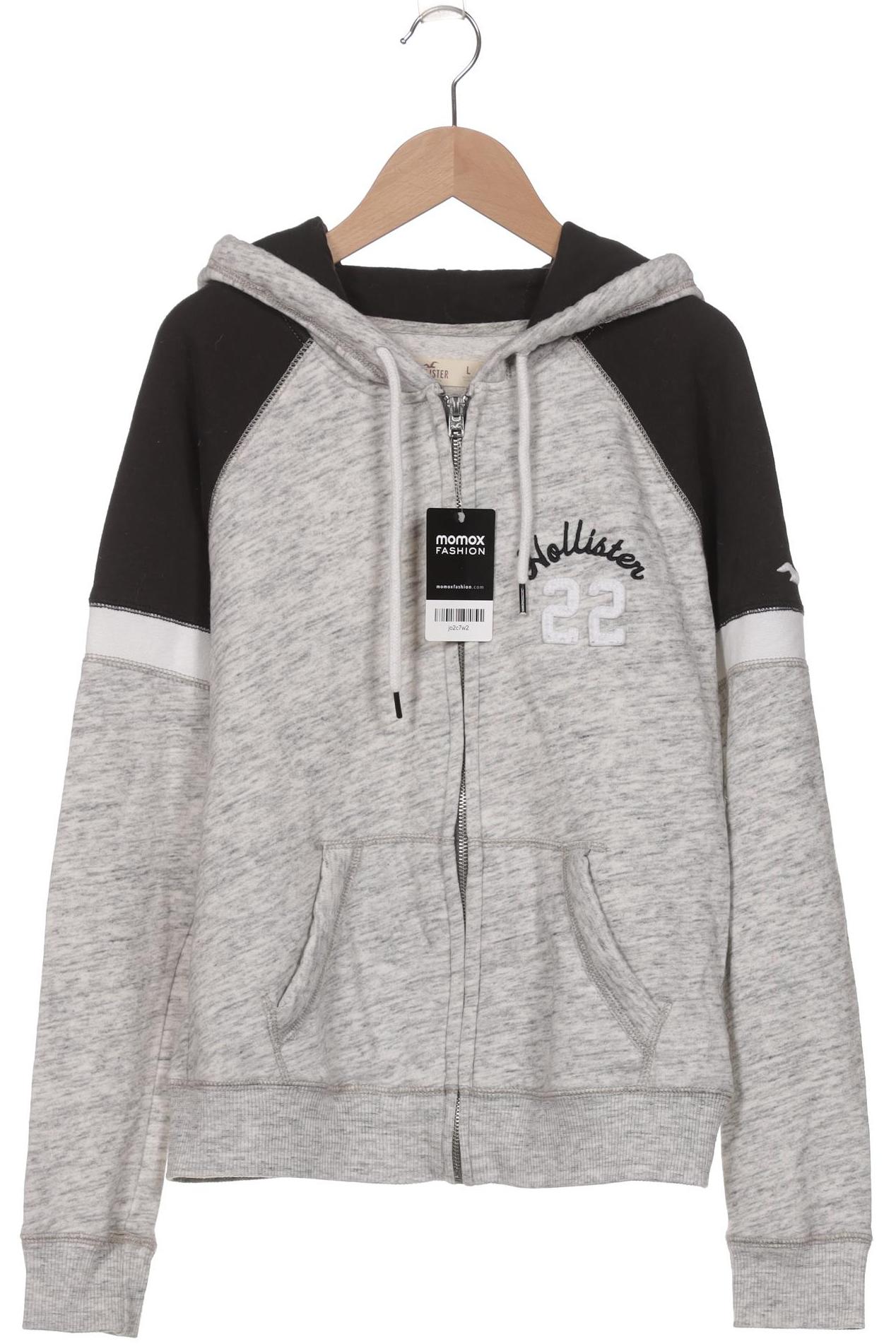 

Hollister Damen Kapuzenpullover, grau, Gr. 42