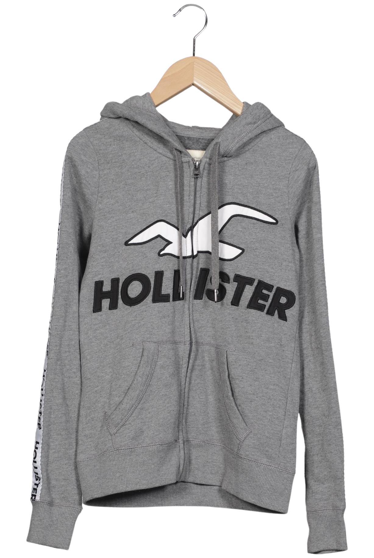 

Hollister Damen Kapuzenpullover, grau, Gr. 34
