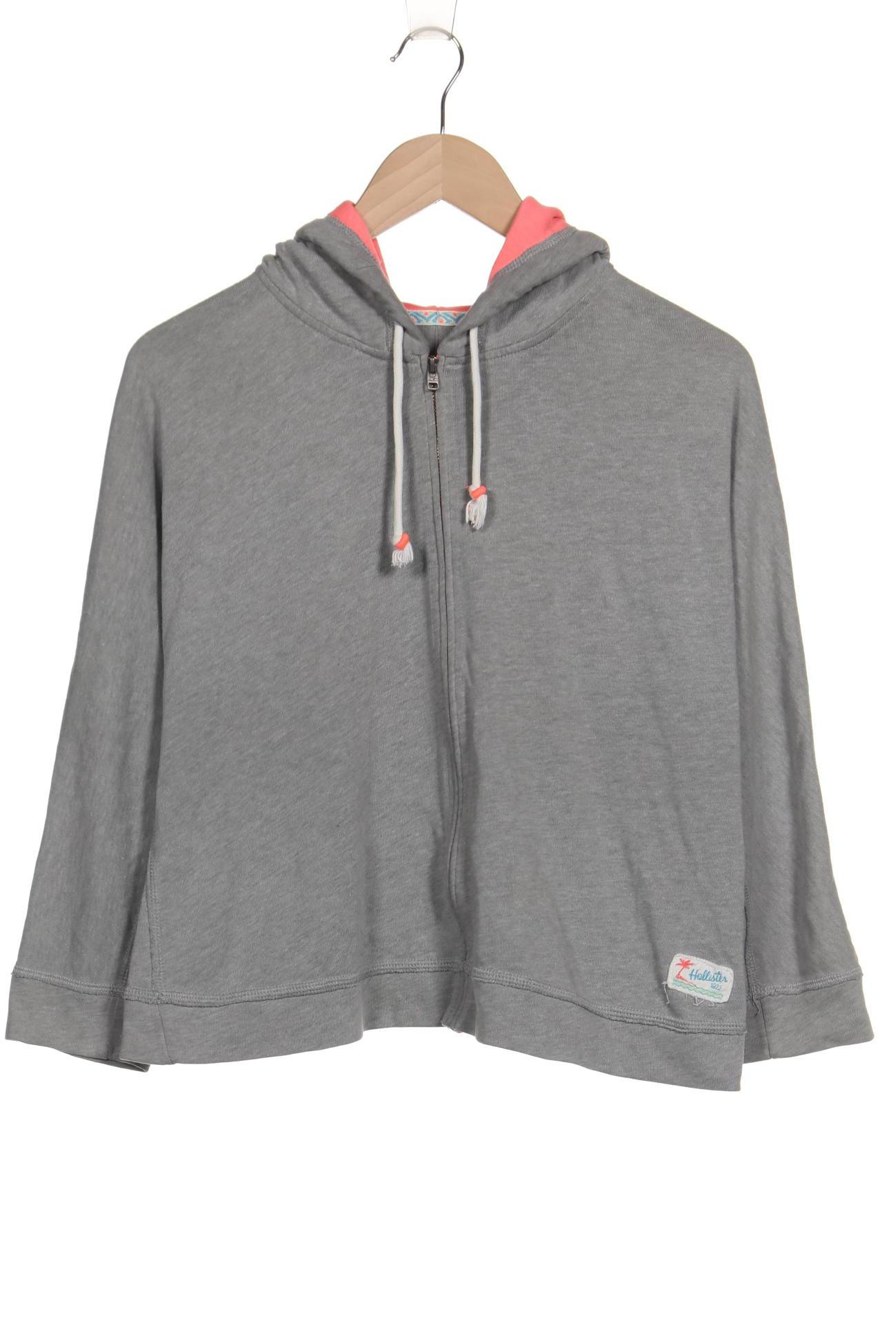 

Hollister Damen Kapuzenpullover, grau, Gr. 42