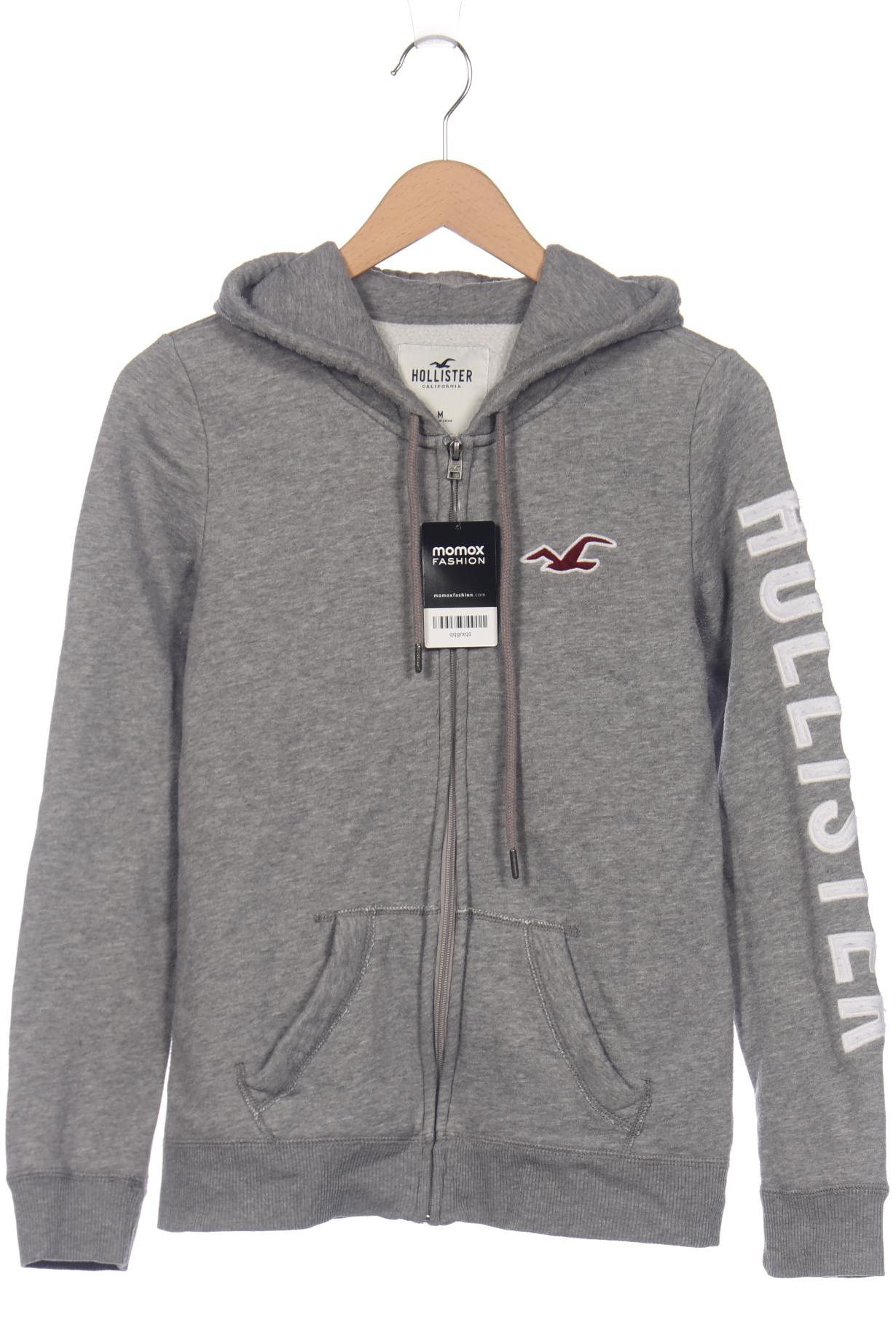 

Hollister Damen Kapuzenpullover, grau, Gr. 38