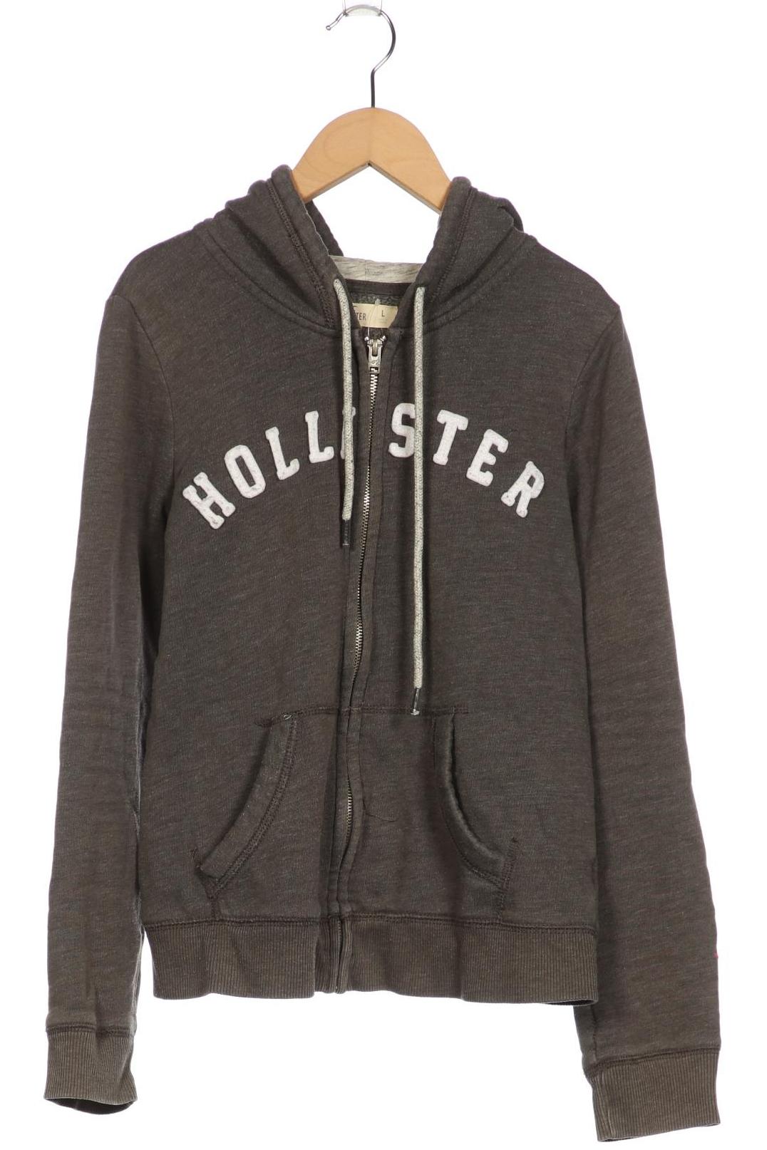 

Hollister Damen Kapuzenpullover, grau, Gr. 42