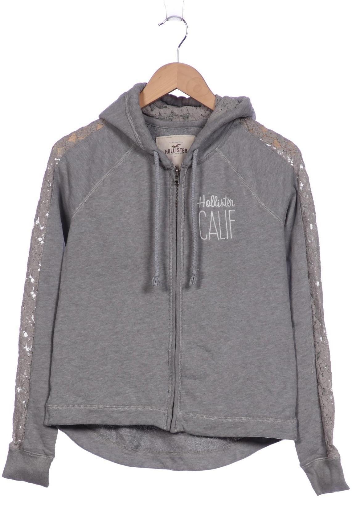 

Hollister Damen Kapuzenpullover, grau, Gr. 36