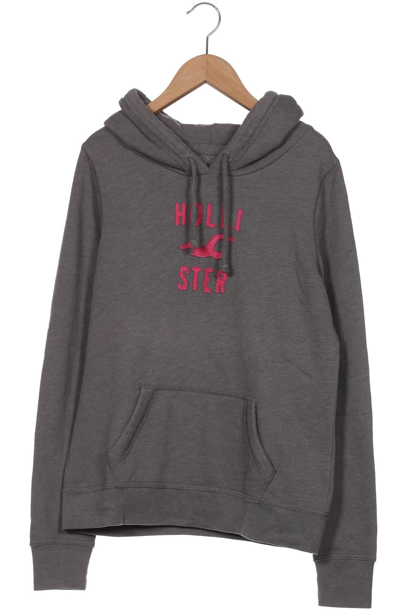

Hollister Damen Kapuzenpullover, grau, Gr. 42