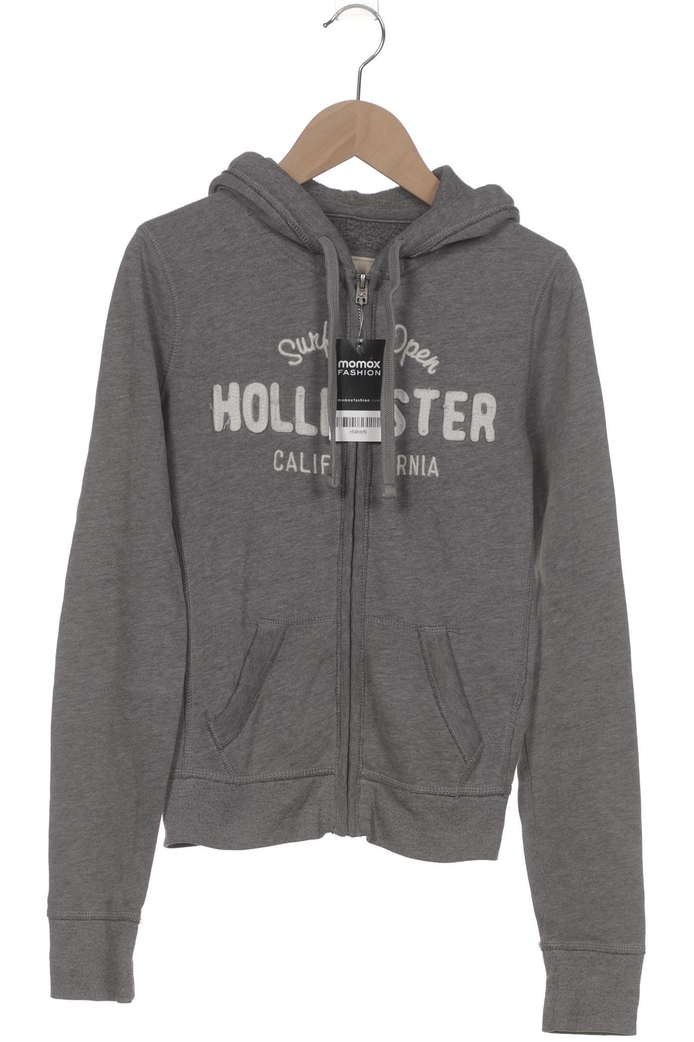 

Hollister Damen Kapuzenpullover, grau, Gr. 34
