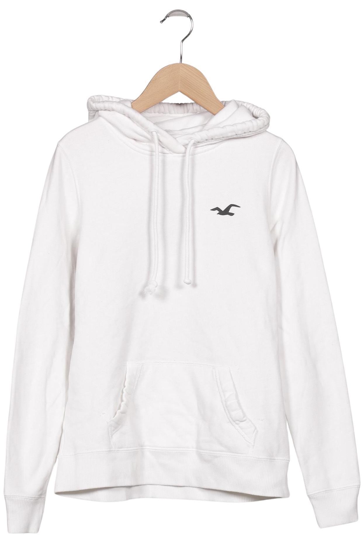 

Hollister Damen Kapuzenpullover, weiß, Gr. 34